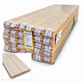 Parti Massivt Furugolv Borstad Ljusgrå Ekonomi 25x160 mm – 61,25 m²
