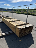 Paket Tryckimpregnerad Rillad Trall 28x120mm 3,90–4,20m 144st Väderbitet