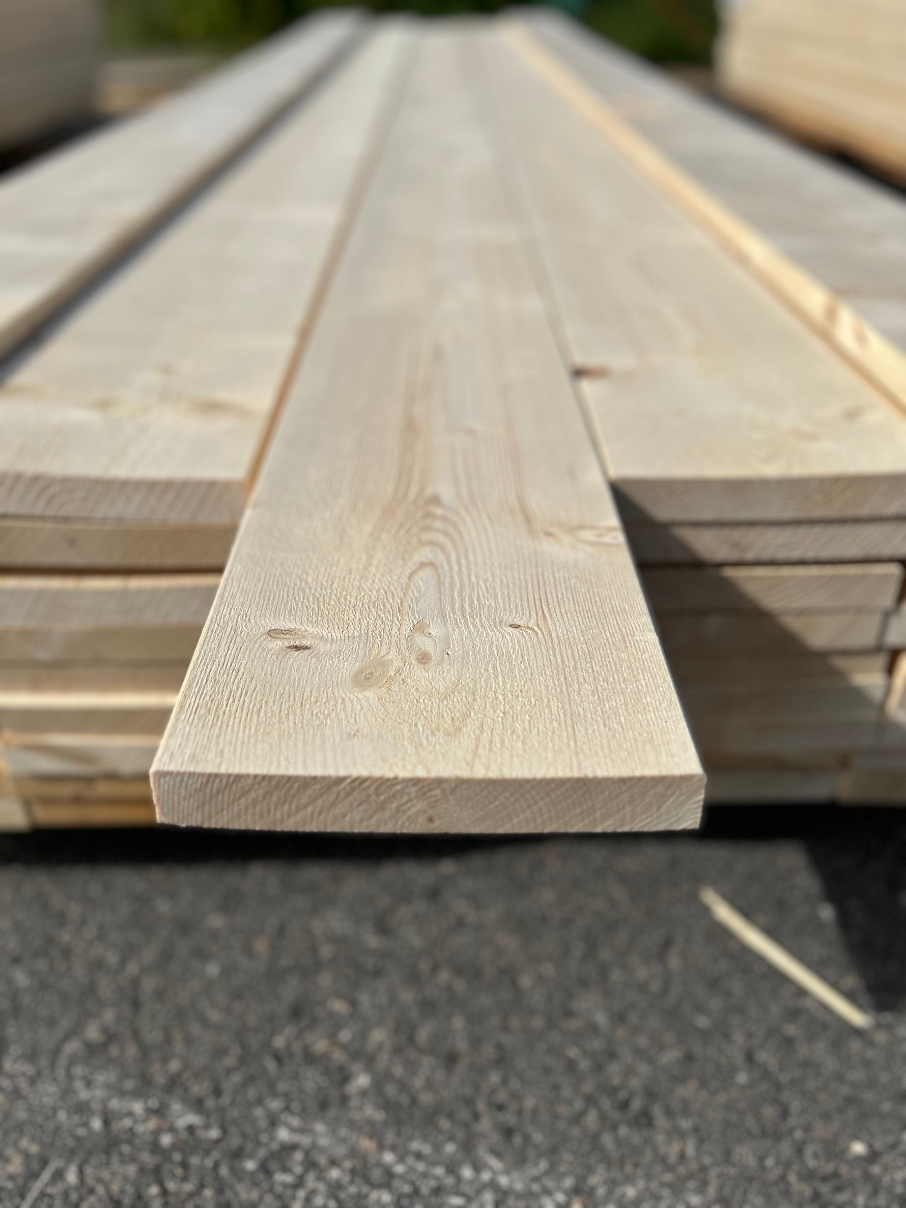 Paket Finsågade Brädor 28x195mm 4,20m 47st Obehandlade