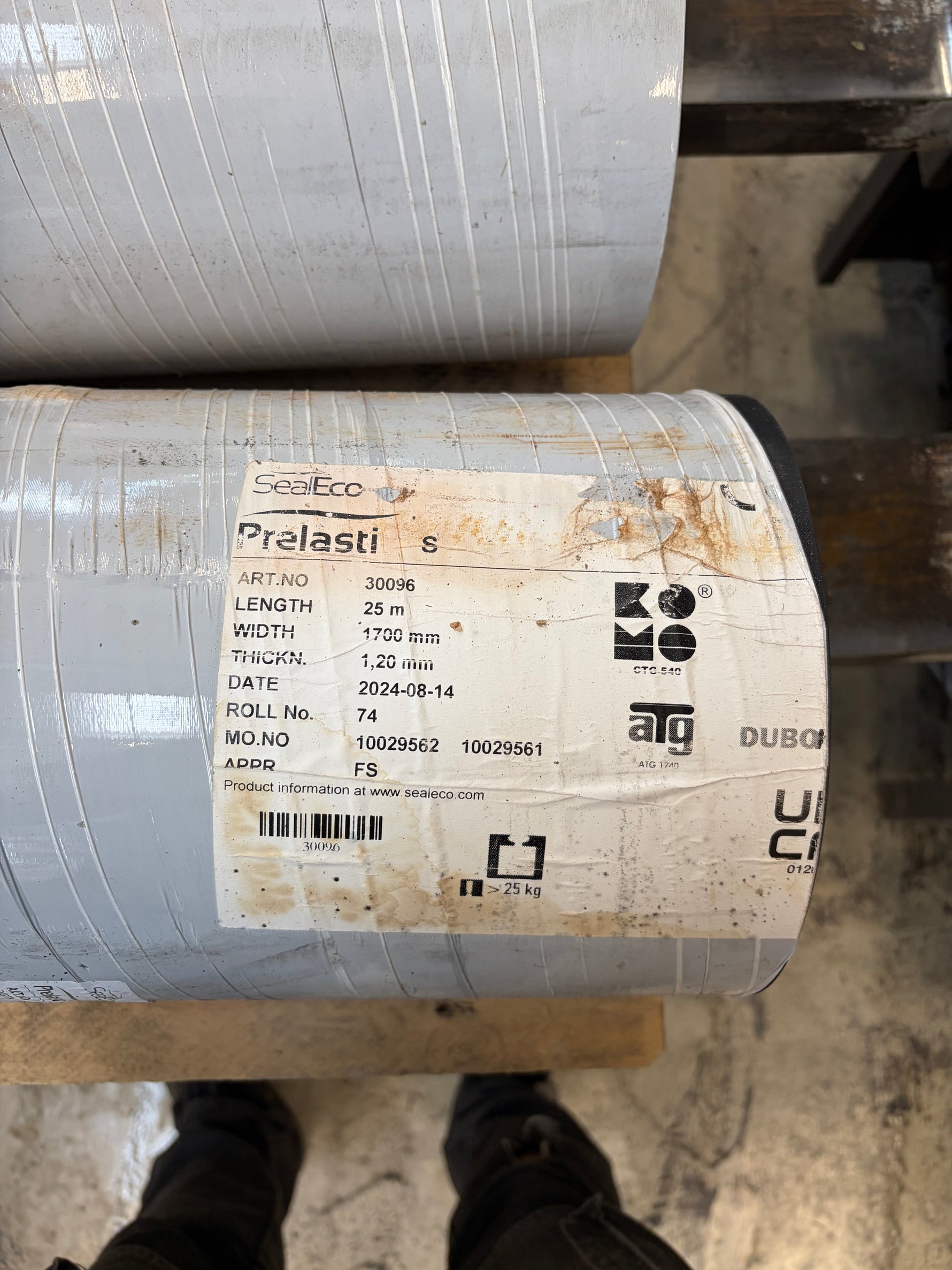Prelasti S-strip Rulle 1,2x566mm, 25m