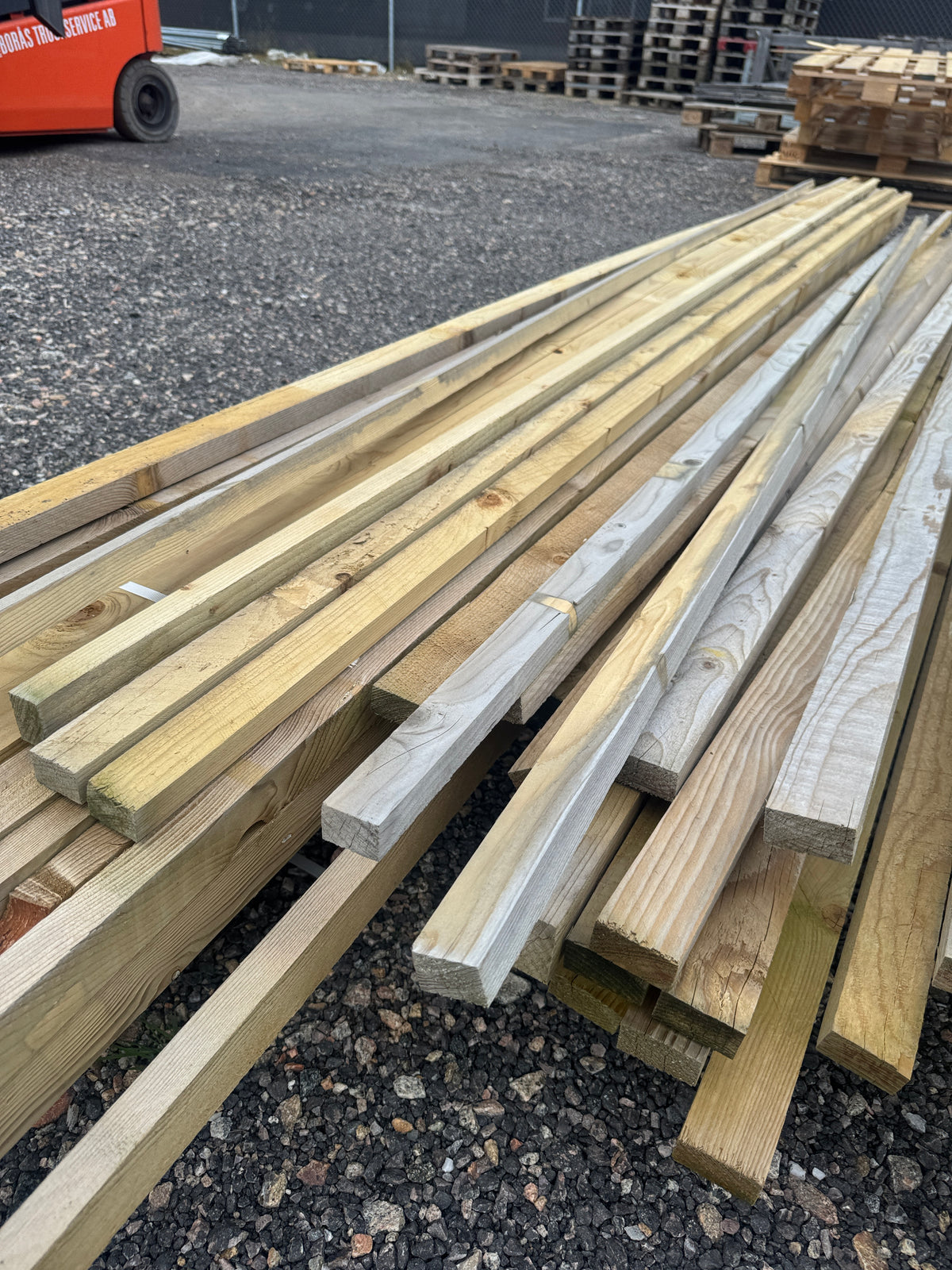 Paket Impregnerad Läkt 25x36/25x48mm – 3,60/4,20/4,80m