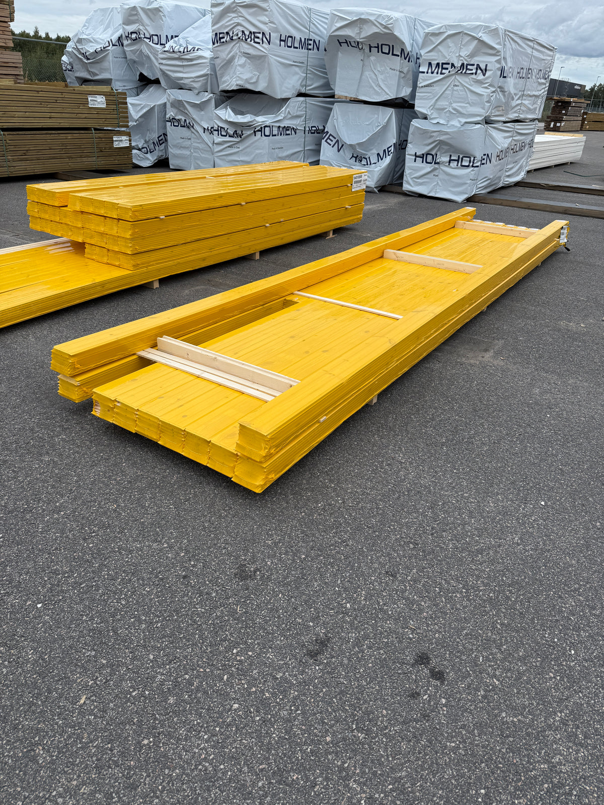 Paket Spårpanel 13x120 mm – Furu 3.60-5.10m 47,85kvm (Sekunda)
