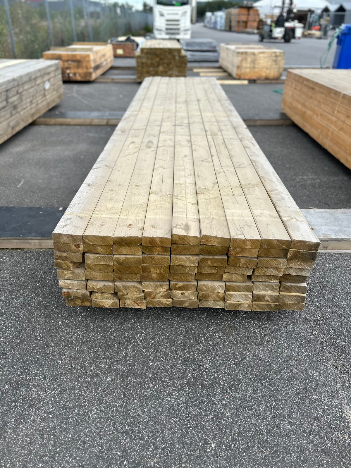 Paket Tryckimpregnerade Reglar 45x120mm 4,80m 72st