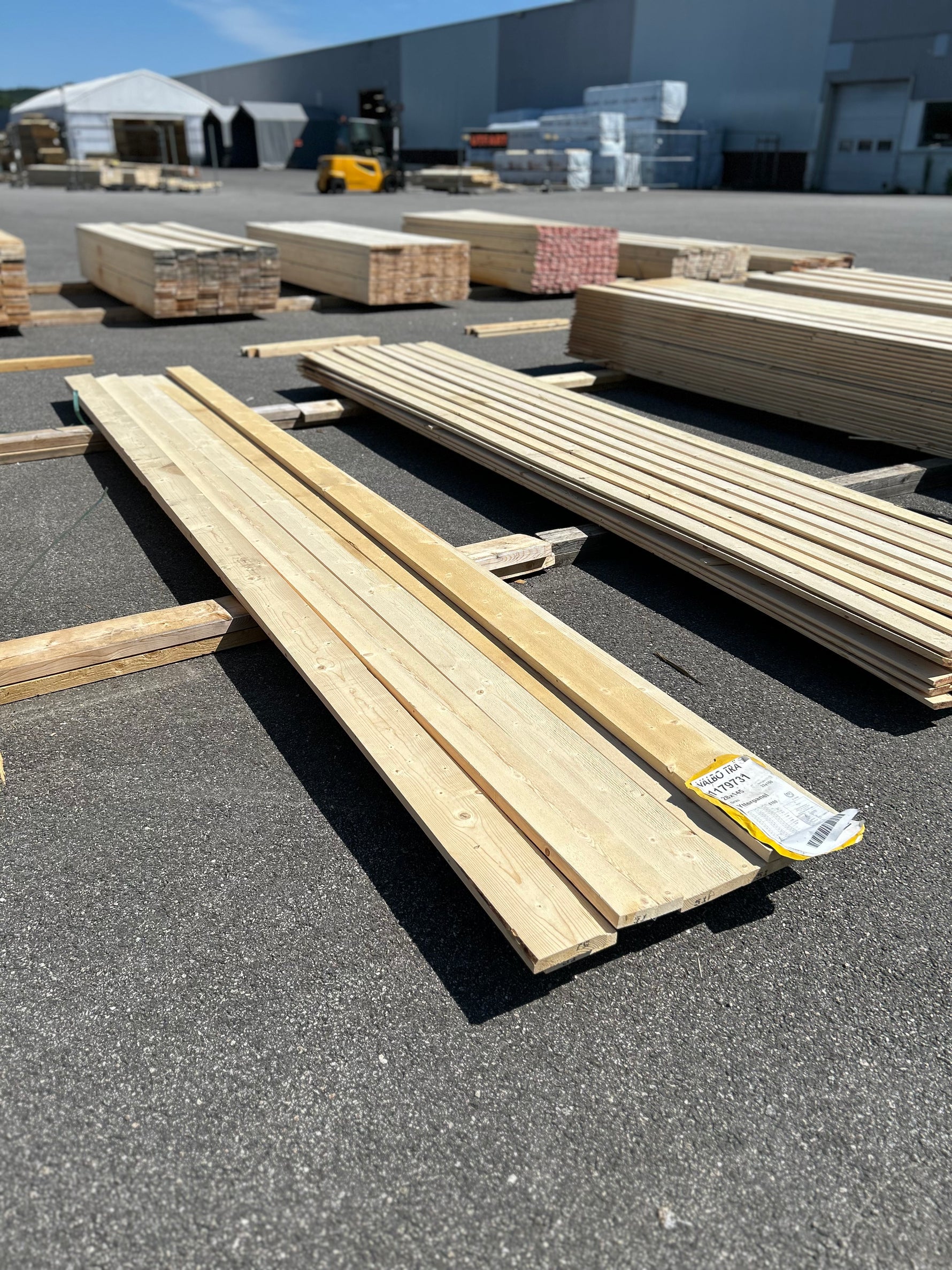 Paket Finsågade Brädor 28x145mm 5.10m 7st Obehandlade