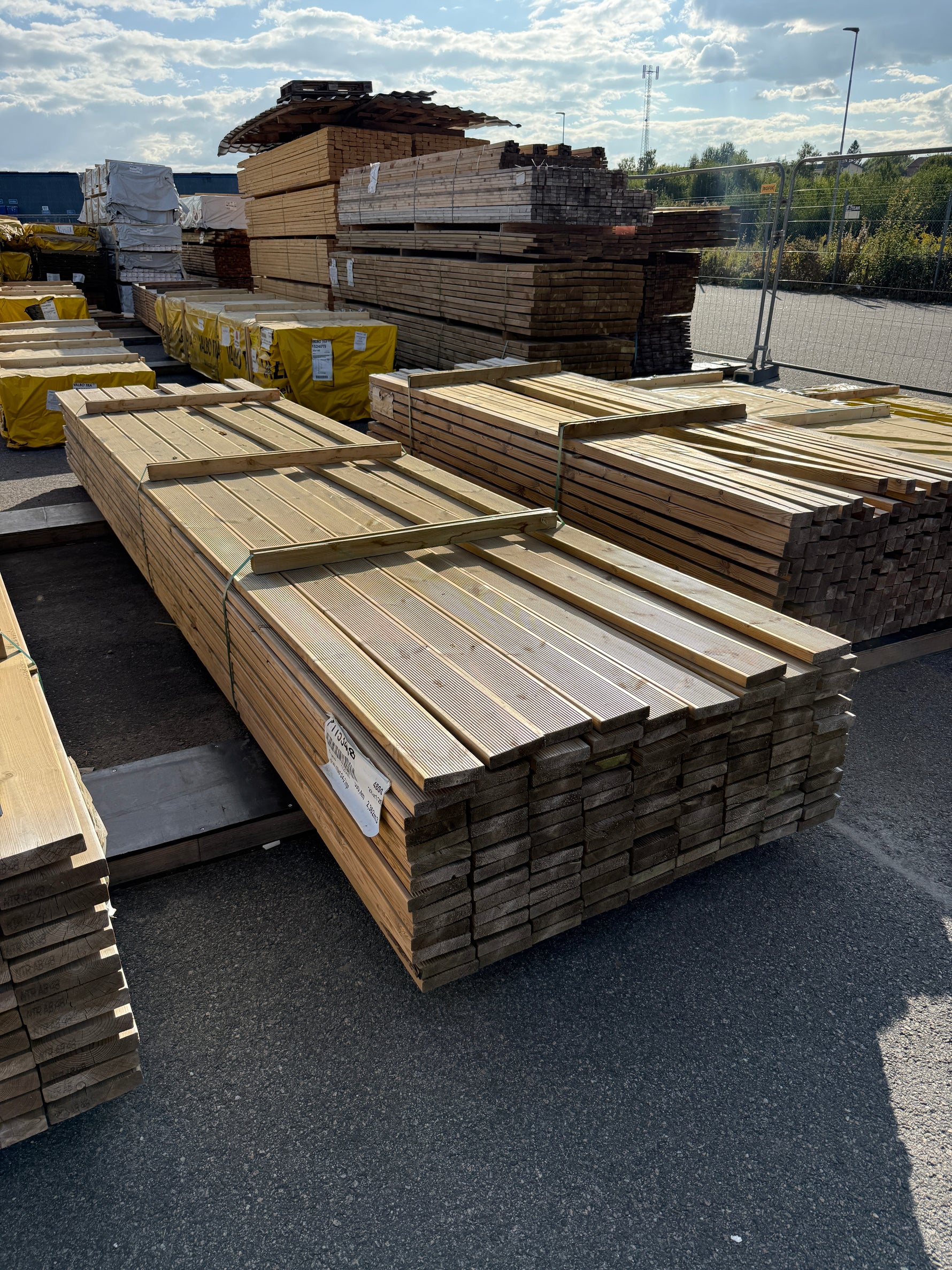 Paket Tryckimpregnerad Rillad Trall 28×120 mm 4,80m 123st (NTR-AB, G4-2)