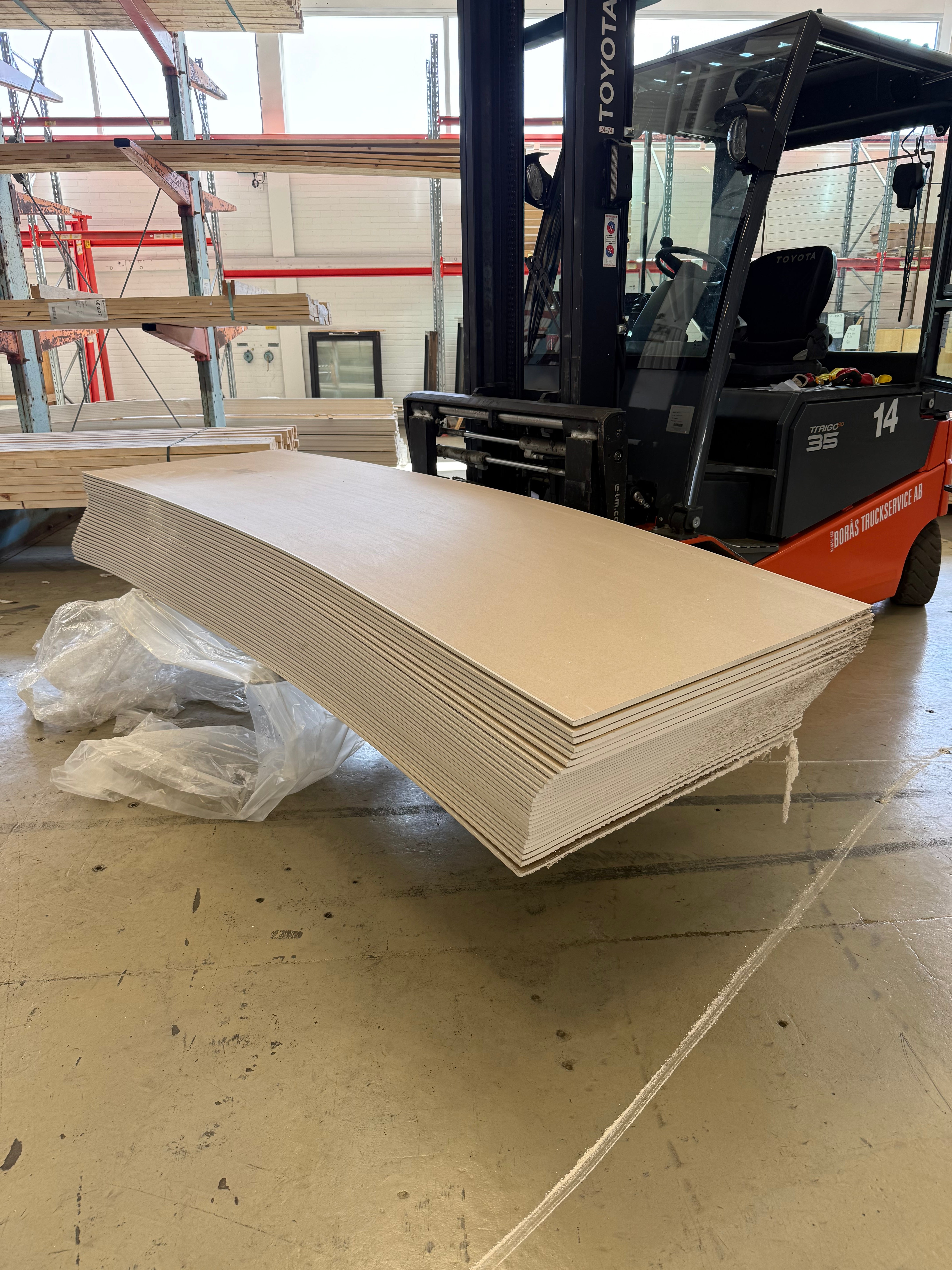 Paket Gips 12x900x3000mm 33st