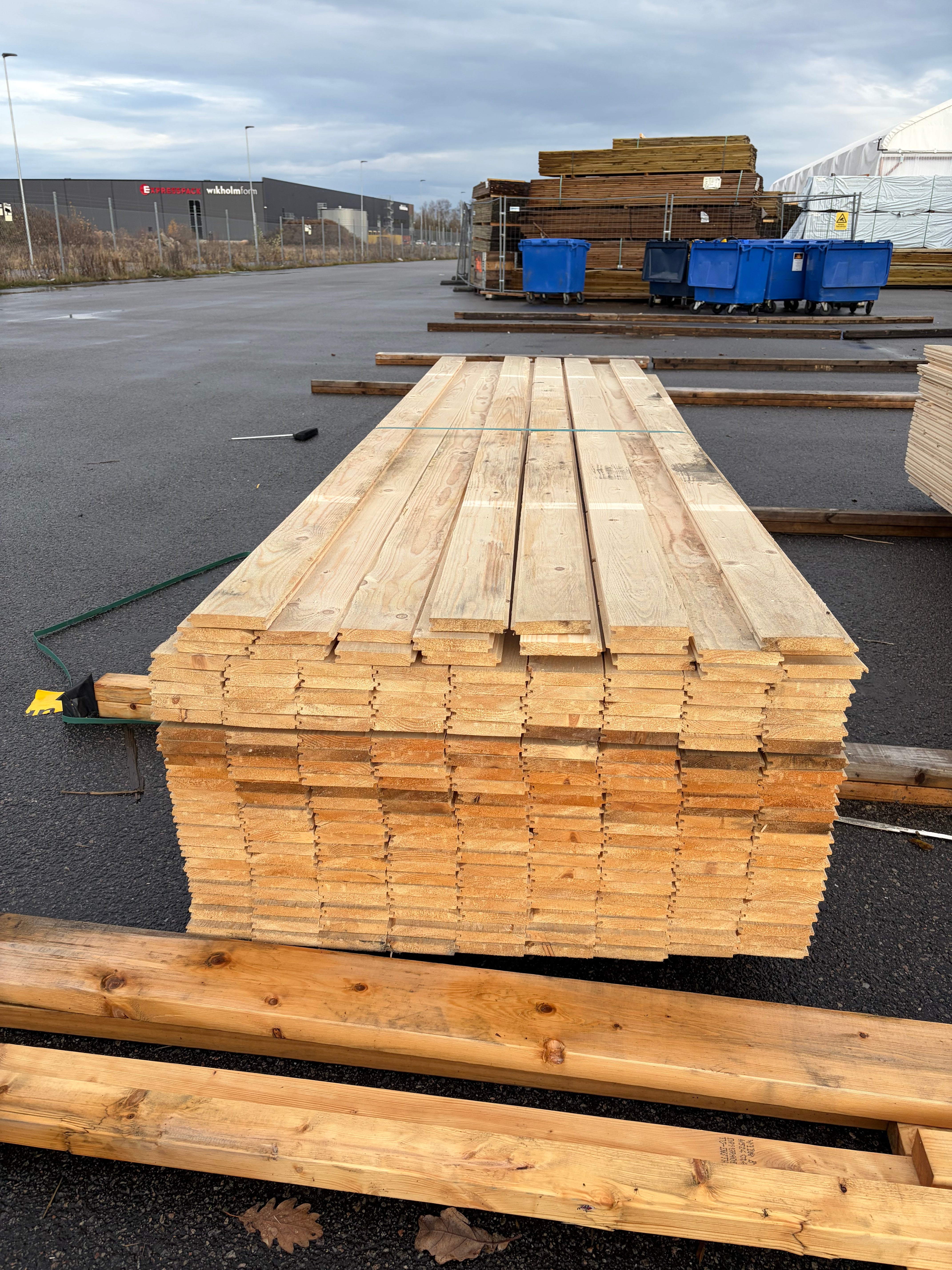 Paket Råspont 20x120mm – 227 st (Vattenskadat)