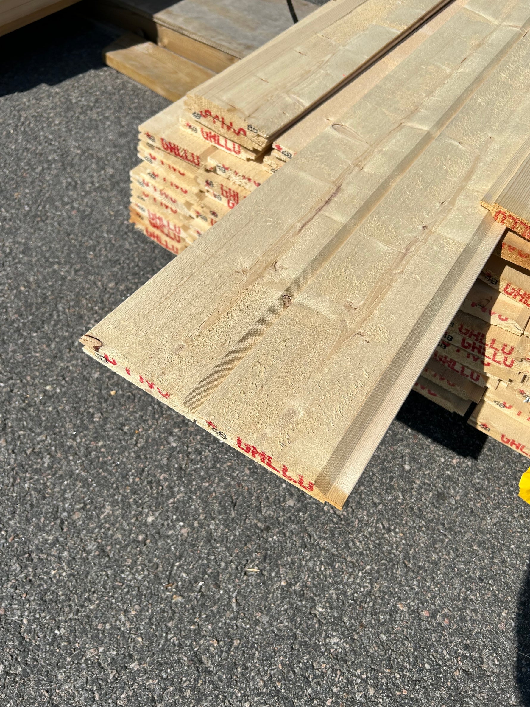 Paket Enkelfasspont 22x145mm 4.80m 85st- Obehandlad