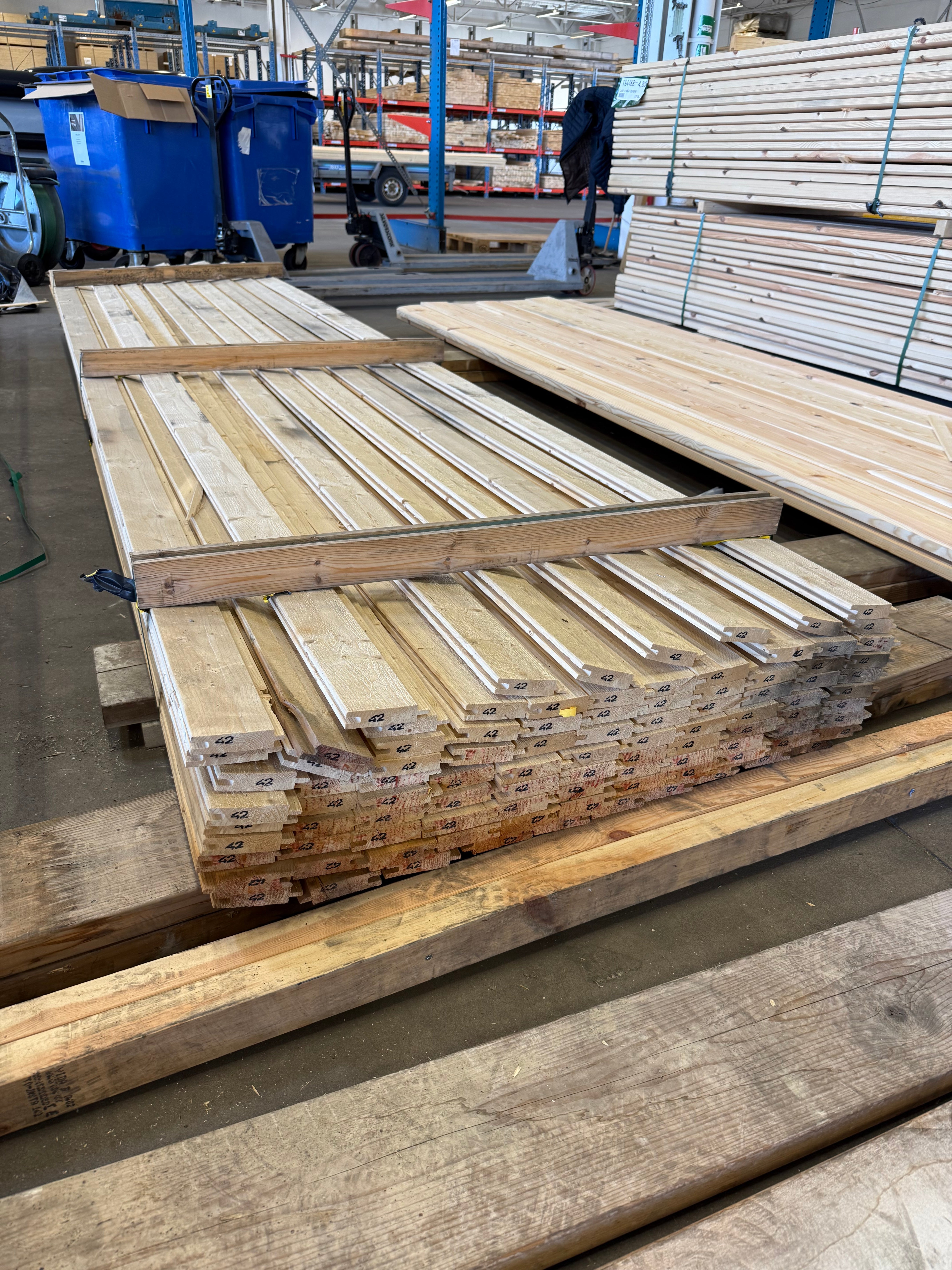 Paket Ytterpanel 21x95 mm – 4,20 m – 95 st
