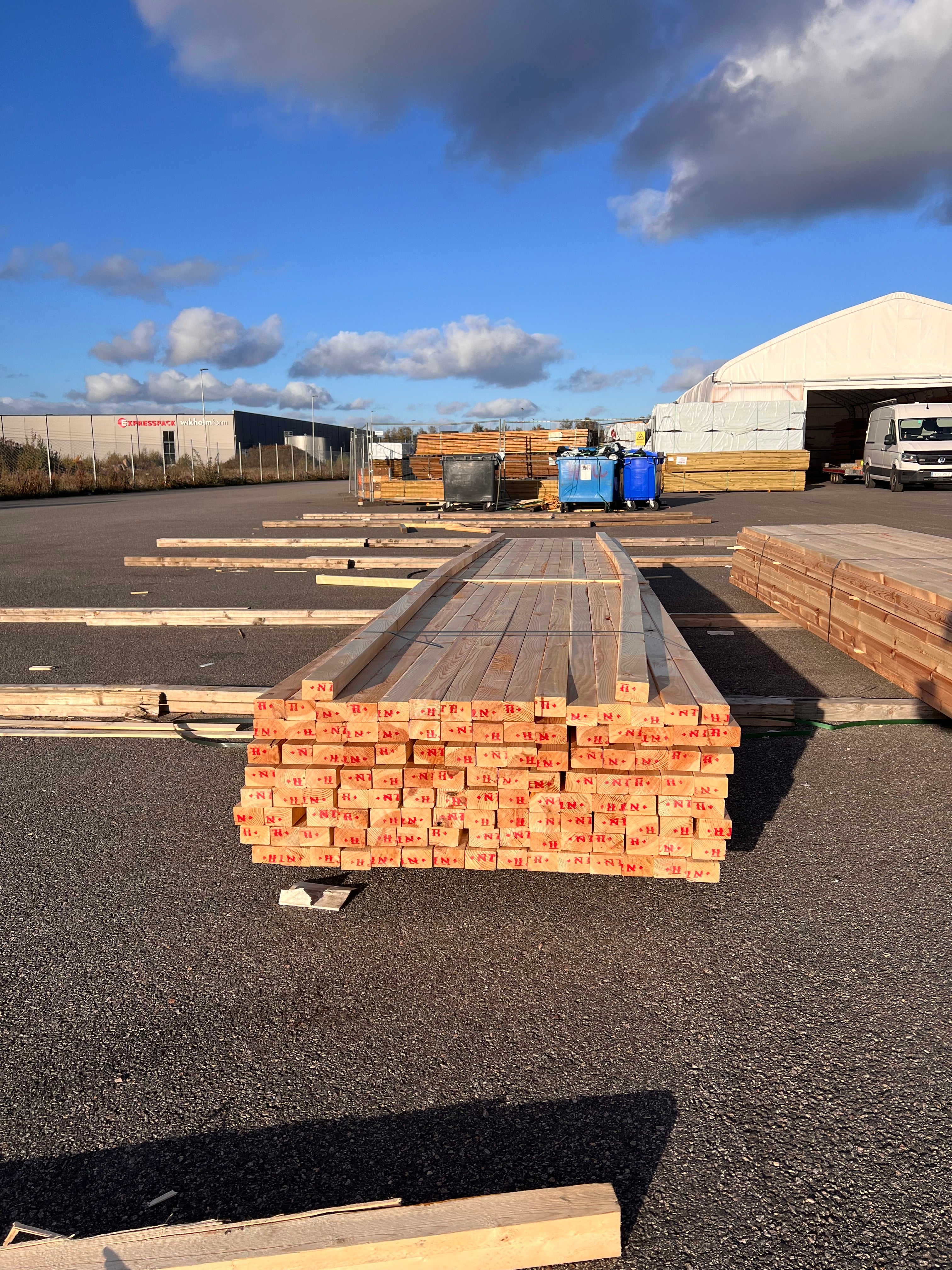 Paket Reglar 45x70mm – 123 st (5,40 m, Furu)
