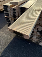 Paket Obehandlad Rillad Furu Trall 28×120 mm (4,20–4,50 m) 117 st