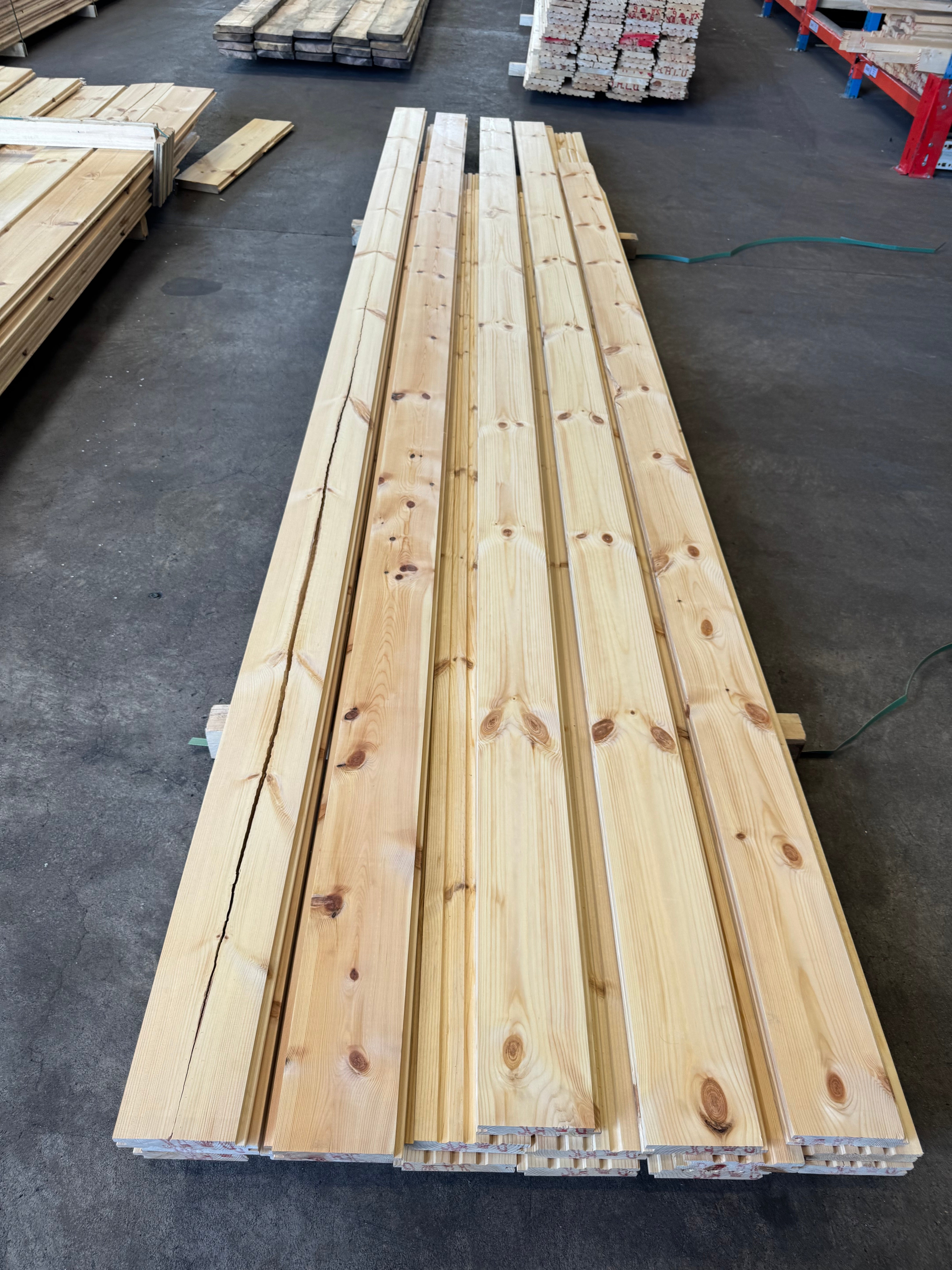 Paket Golv 30x120 – UTSORTERAT Paket – 17st (obehandlad furu)