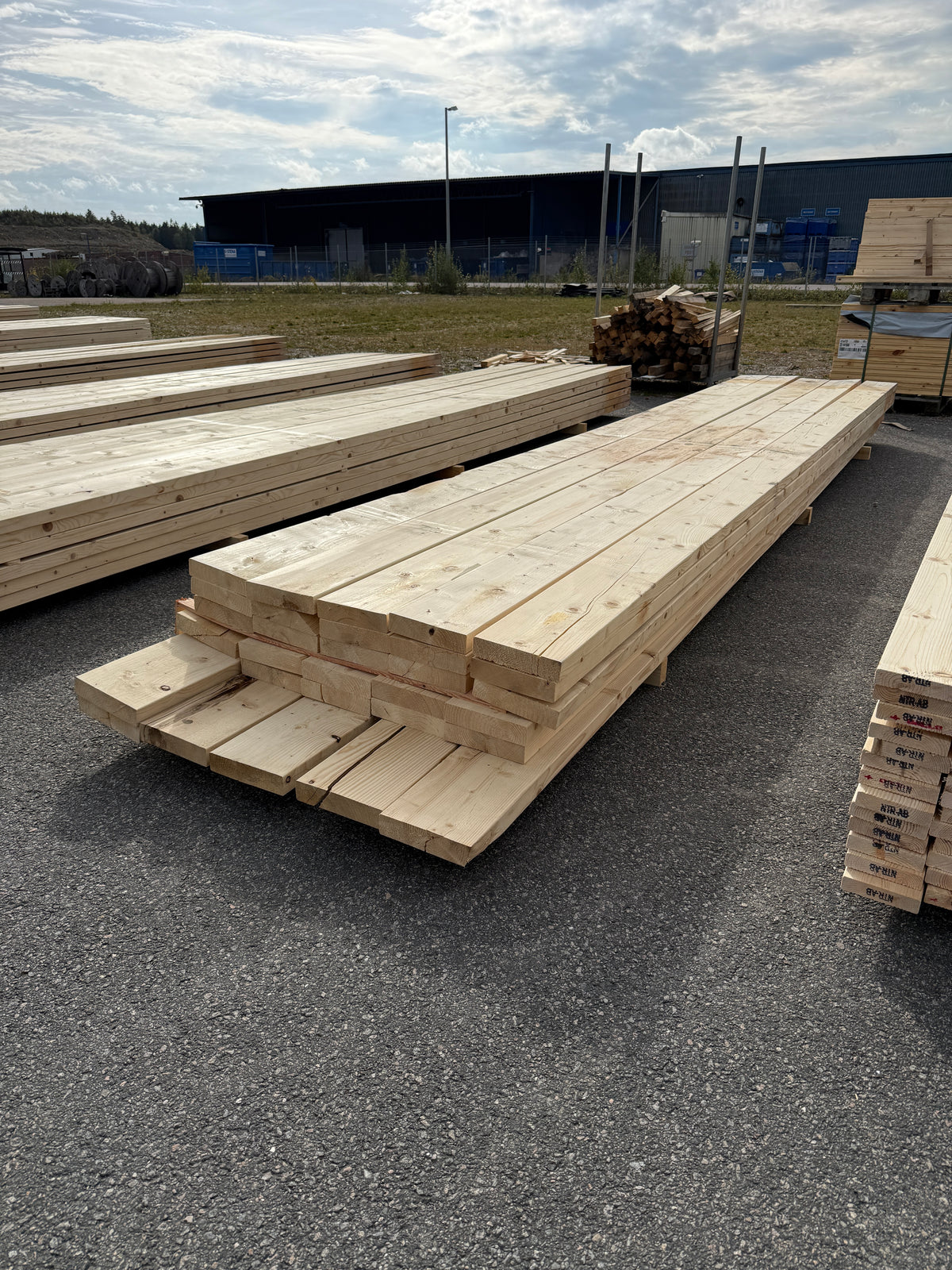 Paket Reglar 45x195mm Gran 5.10-5.40m (mögel/fuktskadat)
