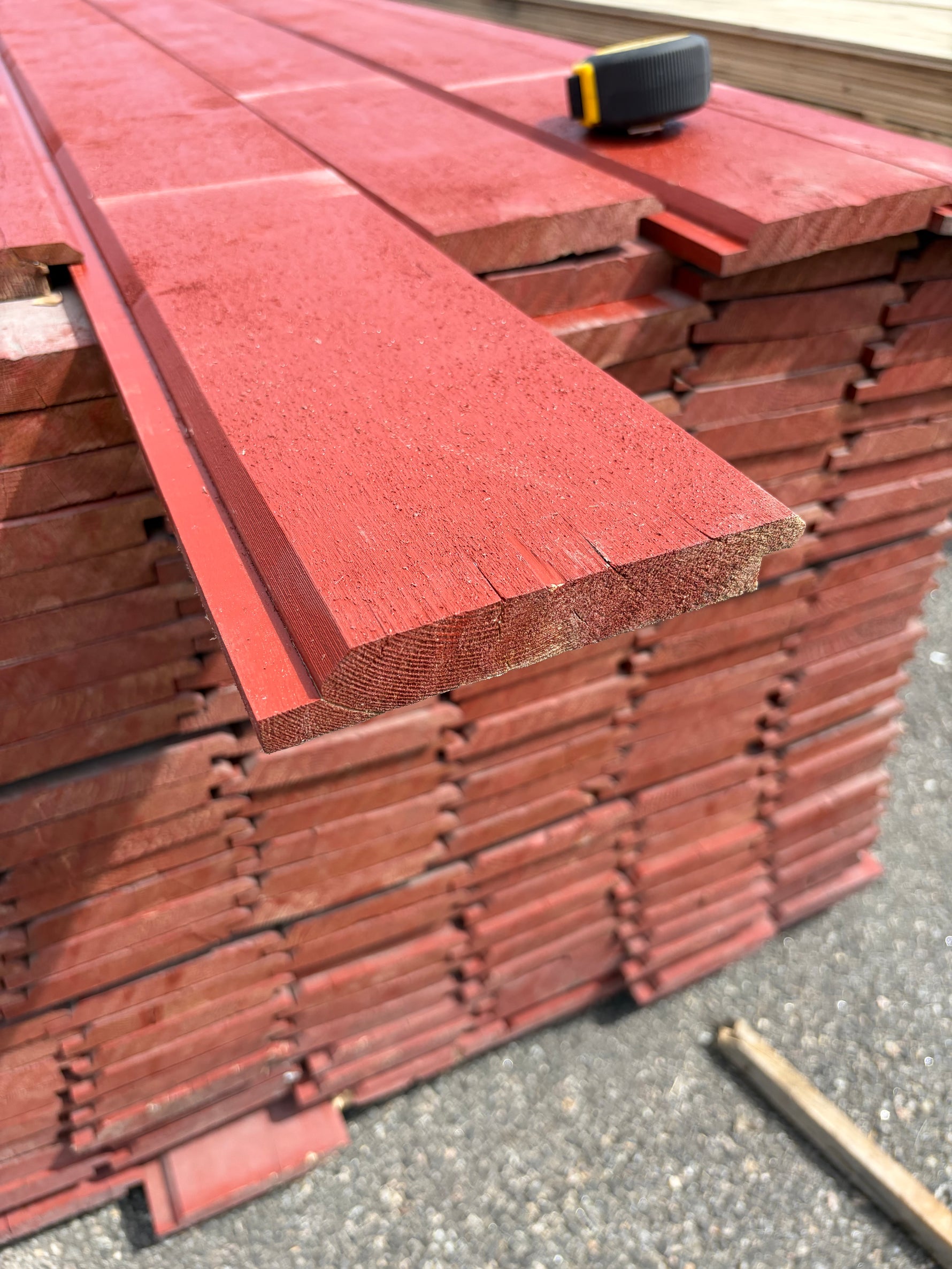 Paket Ytterpanel Dubbelfas Fals 22x145mm, 207st 5.40m Mellanstruken