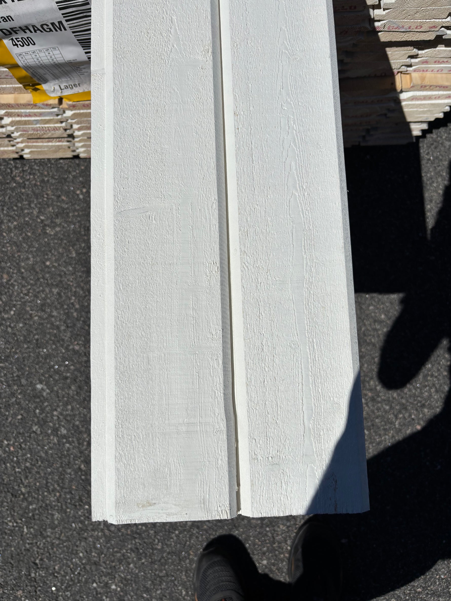 Paket Ytterpanel Dubbelfas 22x120mm, 220st 4.50m Grundmålad