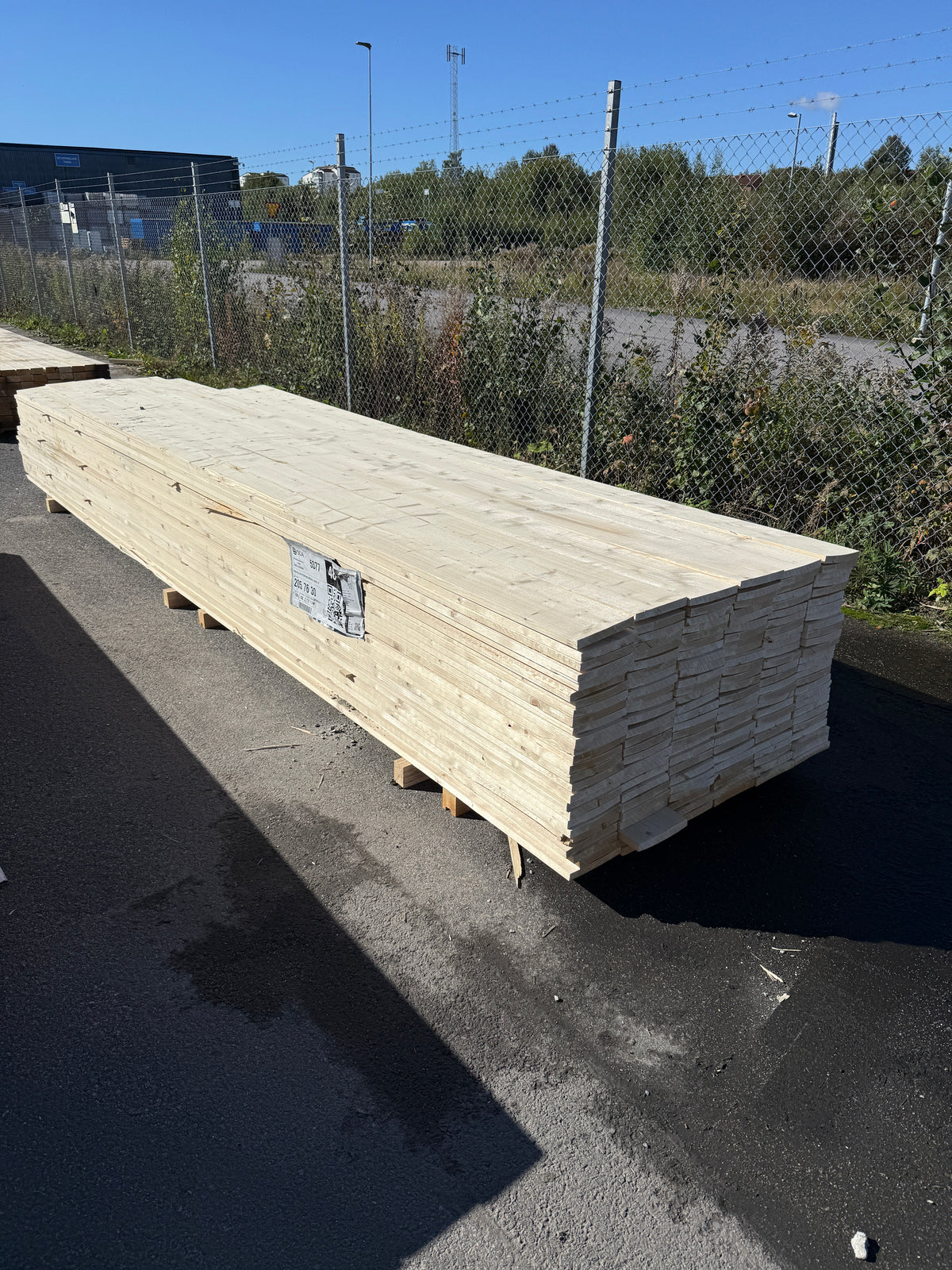 Paket Finsågade Brädor 22x170mm 3,60–4,80m 156st (Andra Sortering)