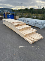 Paket Finsågade Brädor 22x120 mm – 3,00–5,40 m (Andra sortering)