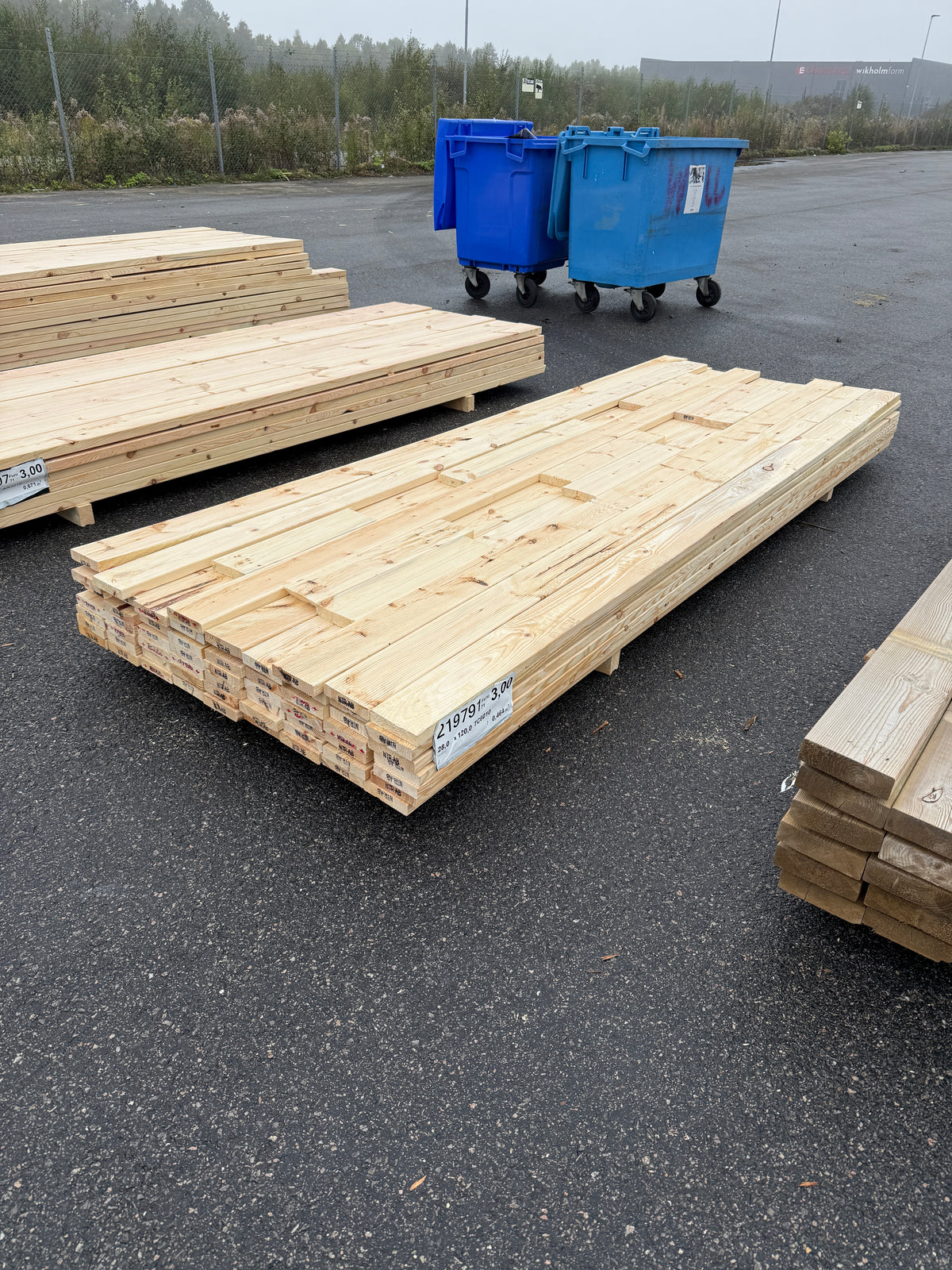 Paket Obehandlad Rillad Trall 28x120mm 3,00m 60st (Andra Sortering)