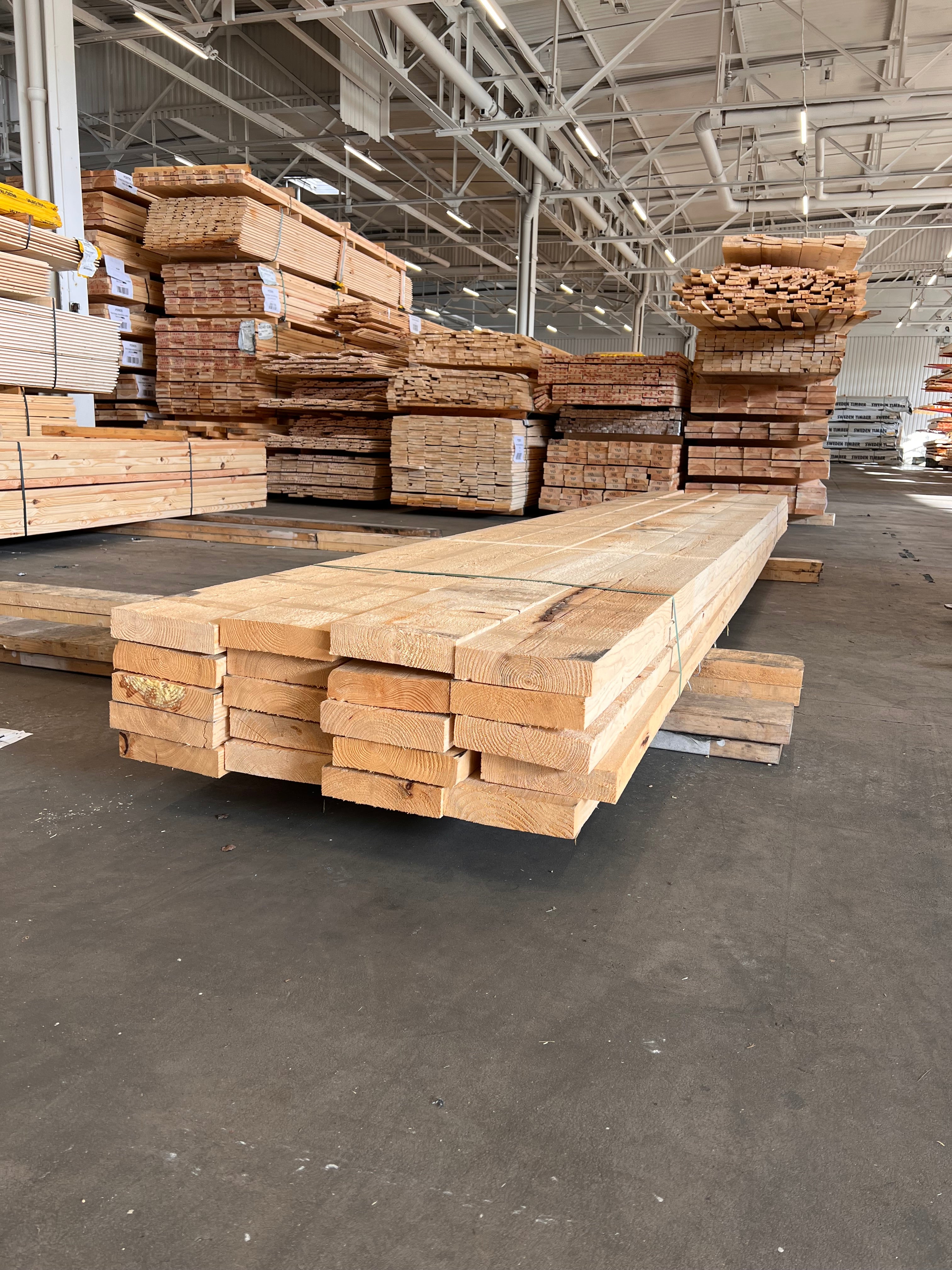 Paket Reglar 47x200mm – 20 st (4,80 m, Gran, Ohyvlad)