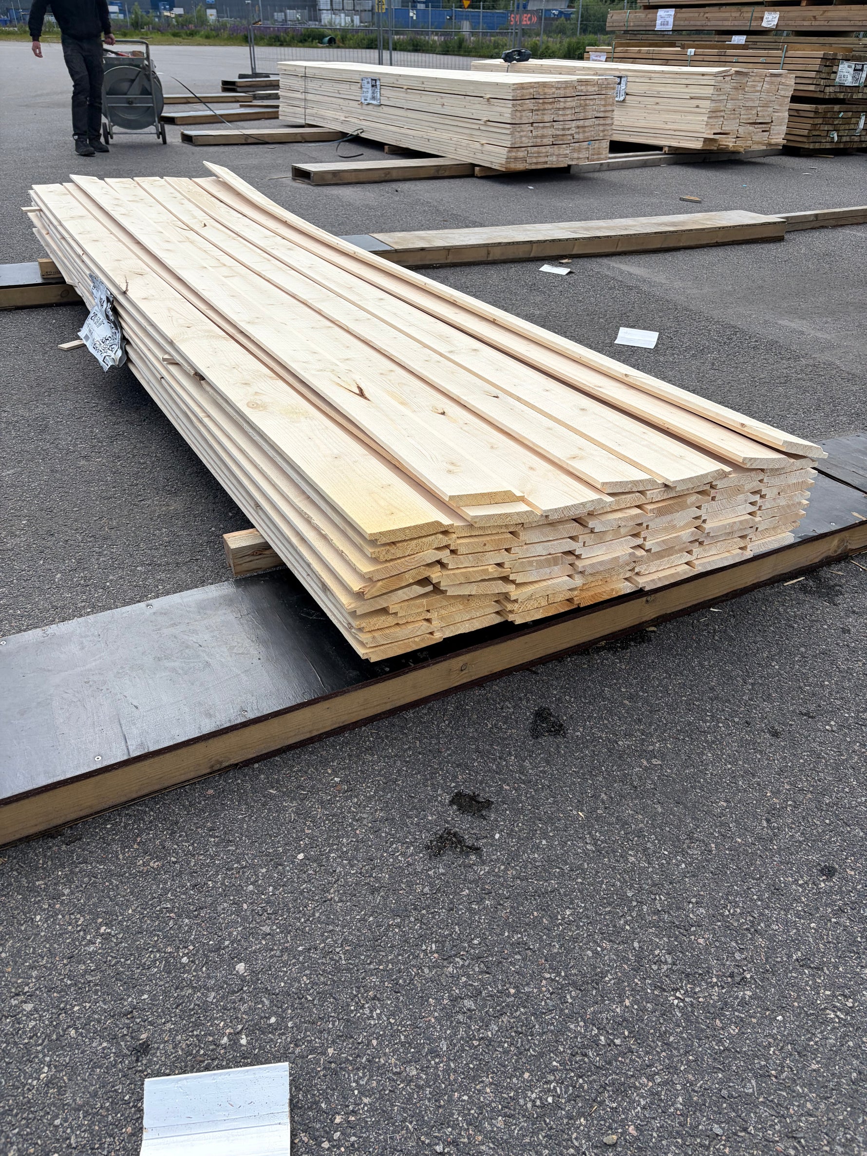 Paket Enkelfas Fals Ändspont 22x145mm, 65st 3,60m (Andra sortering)