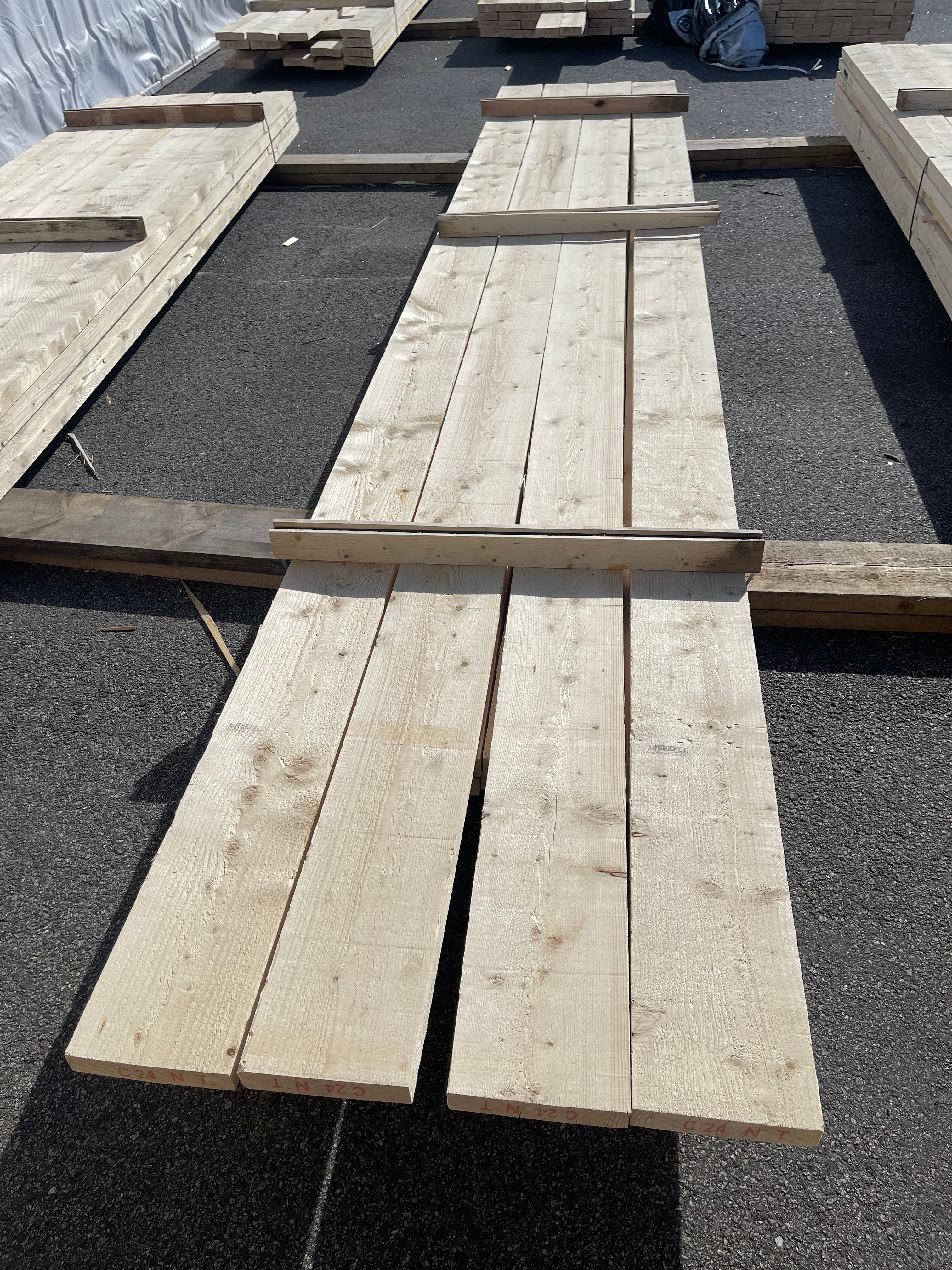 Paket Reglar Ohyvlade 47x225 mm – 4,80 m (8 st) + 5,40 m (4 st)