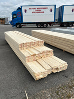 Paket Finsågade Brädor 22x170 mm – 4,20–5,40 m (Andra sortering)