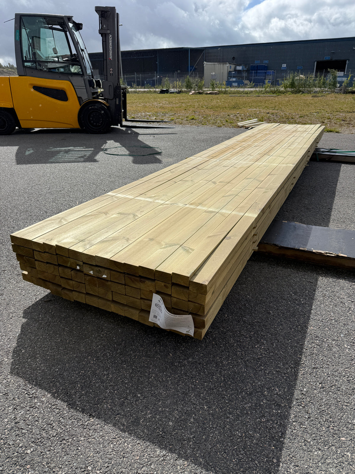 Paket Tryckimpregnerade Reglar 45x70mm, 70st 5,40m
