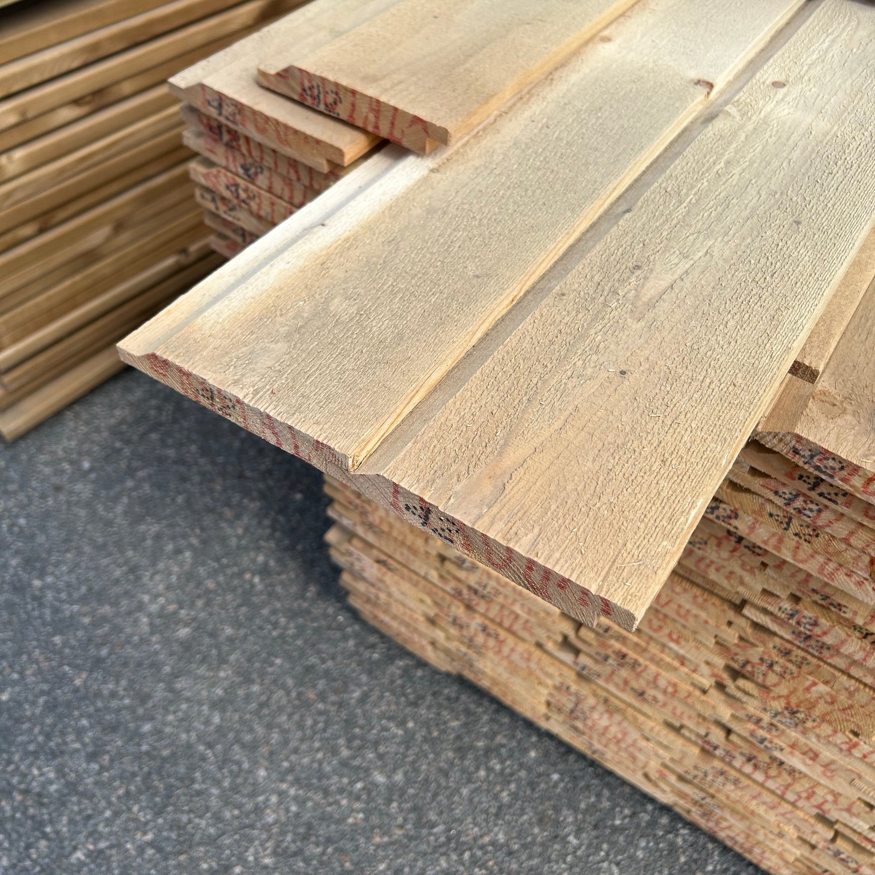 Paket Ytterpanel Enkelfas Halvspont 22x145mm, 231st 4,20m