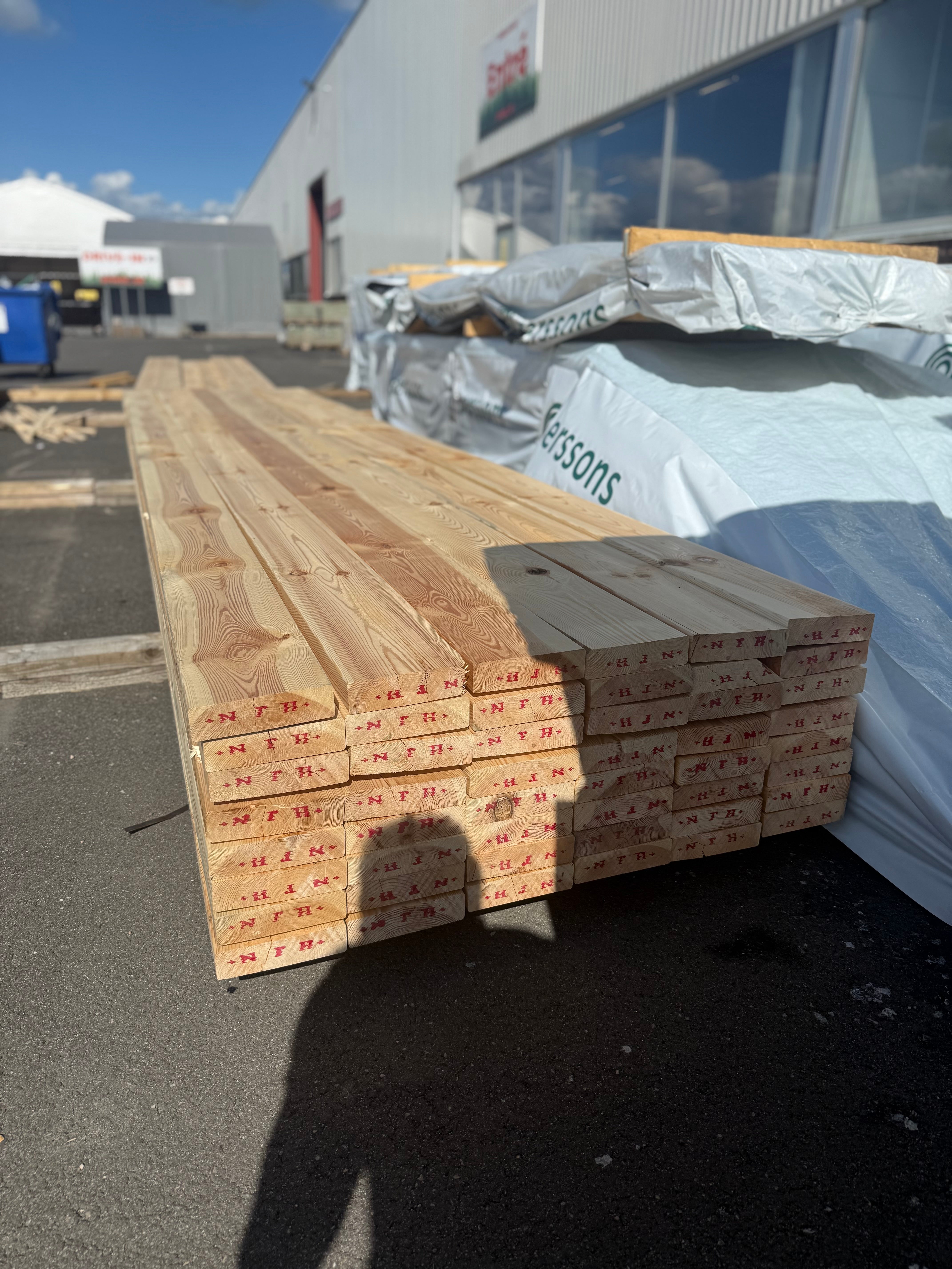 Paket Reglar 45x170mm- 4.80m 48st Furu