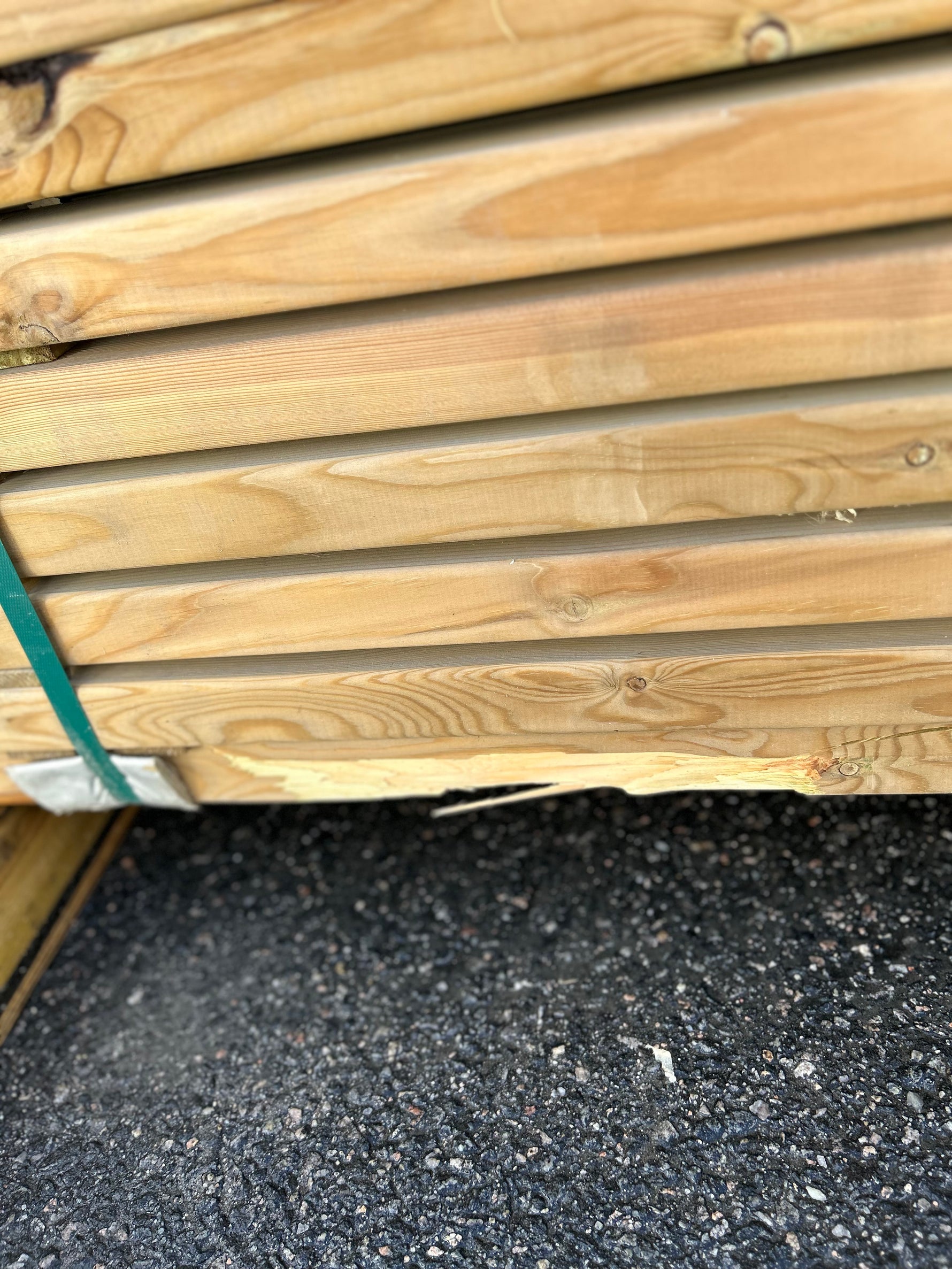 Paket Tryckimpregnerade Reglar 45x70mm, 140st 5.40m