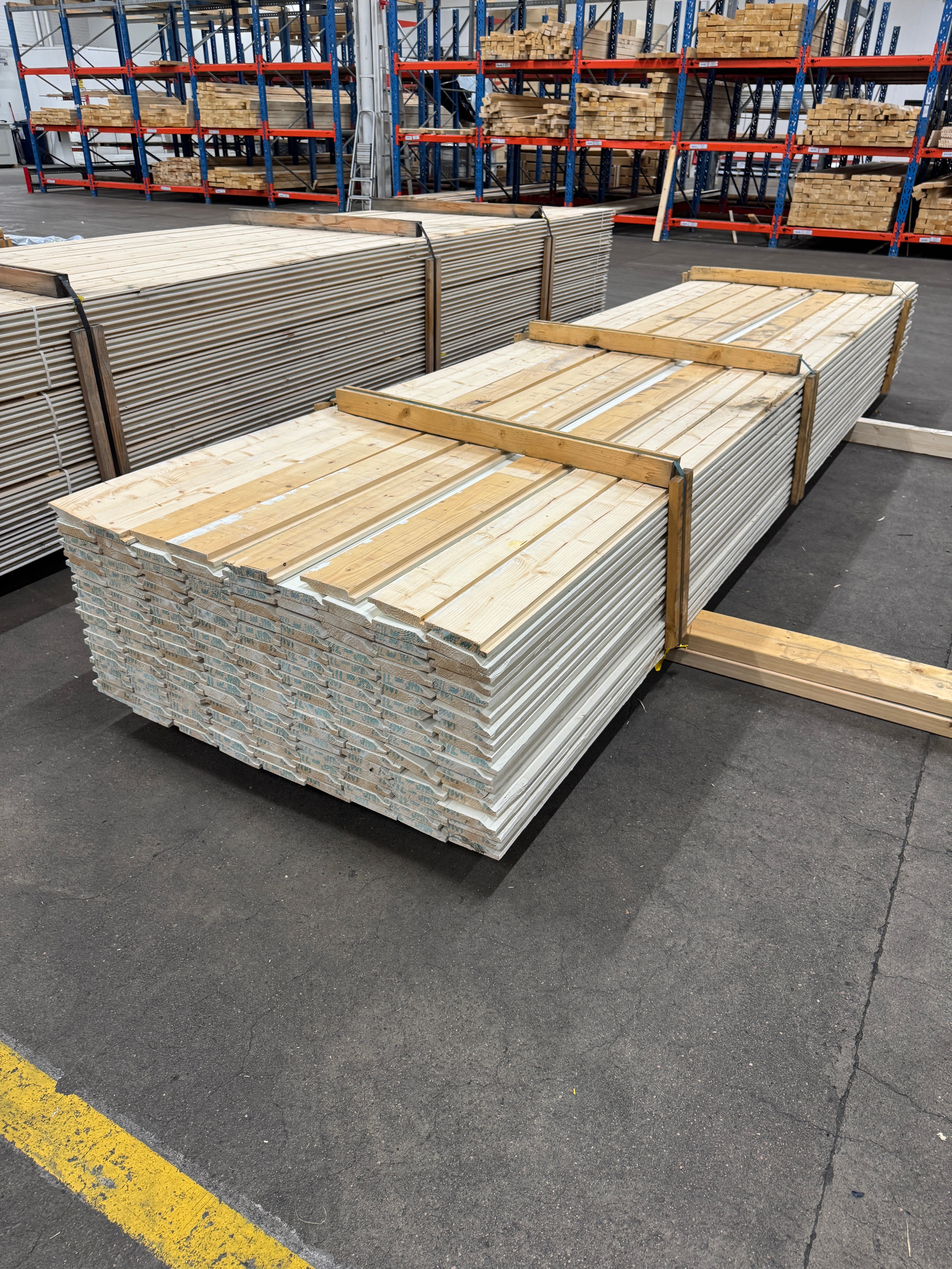 Paket Ytterpanel 22x120mm Vit – 161 st 4,20 m