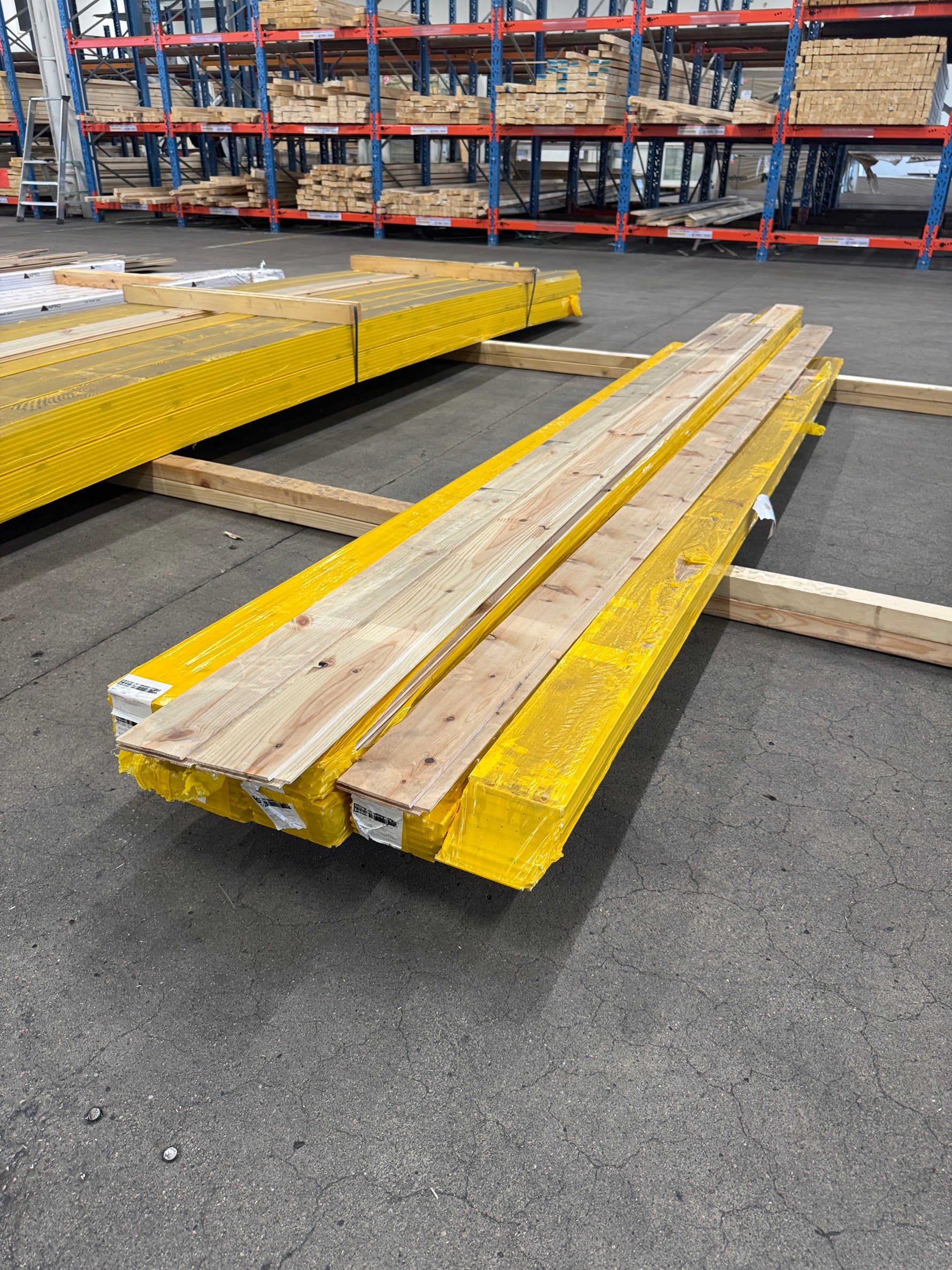Paket Spårpanel 13x120 mm – 30 st Blandade längder