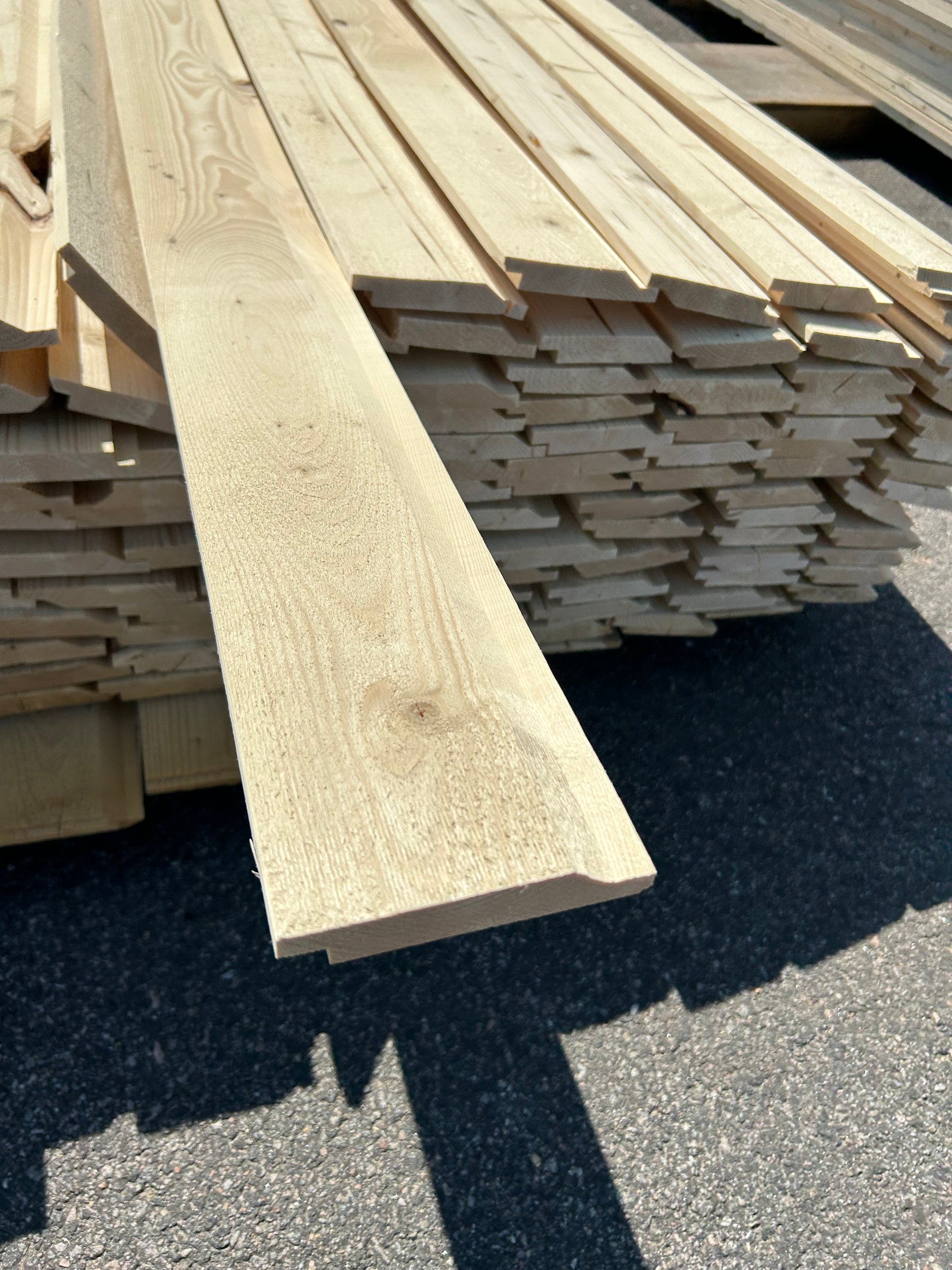 Paket Ytterpanel Enkelfas 22x120mm 4,80m 130st B-kvalitet