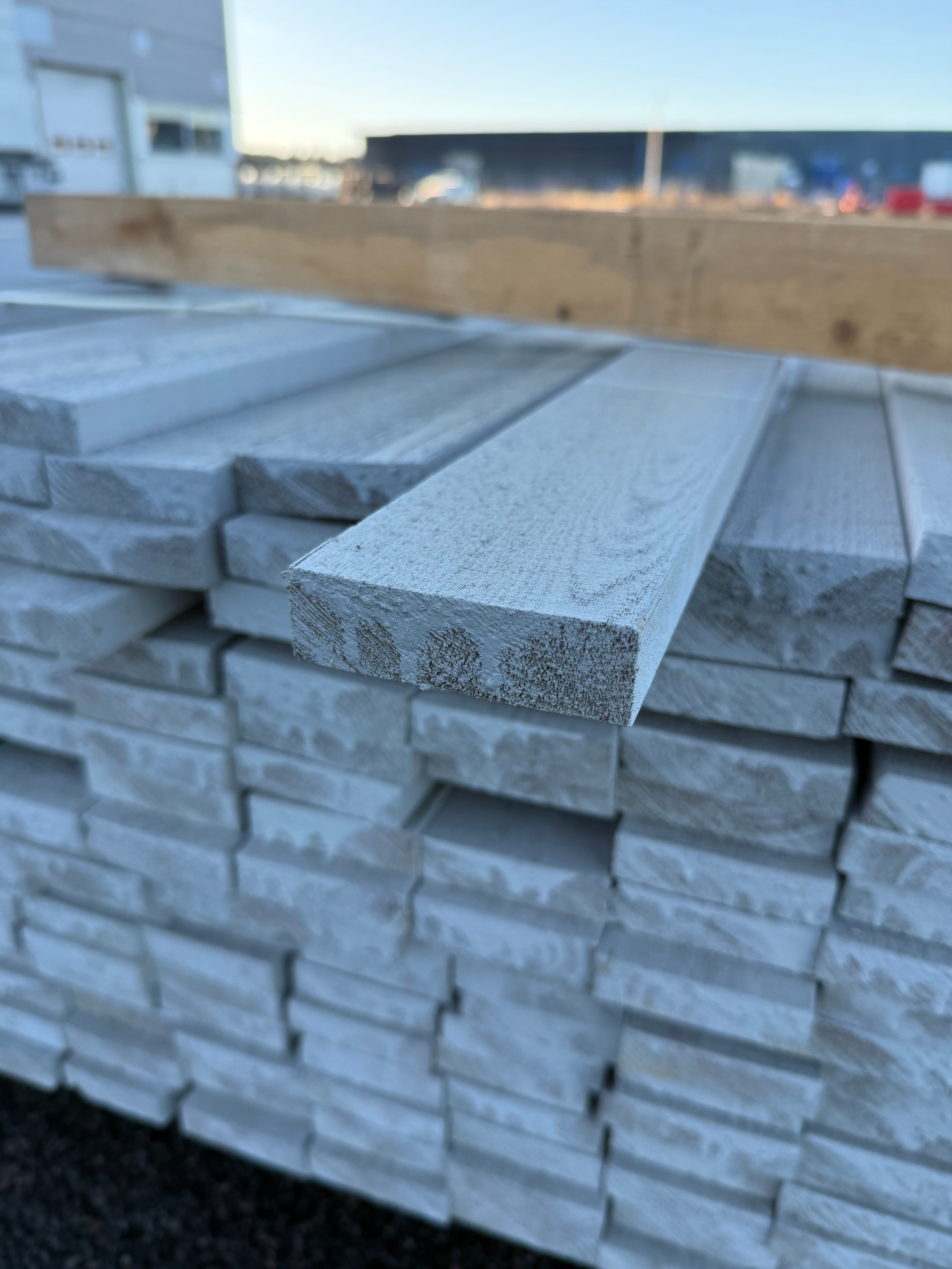 Paket Finsågade Brädor 21x79 mm – 208 st (3,60 m, Målad NCS S 3000-N)