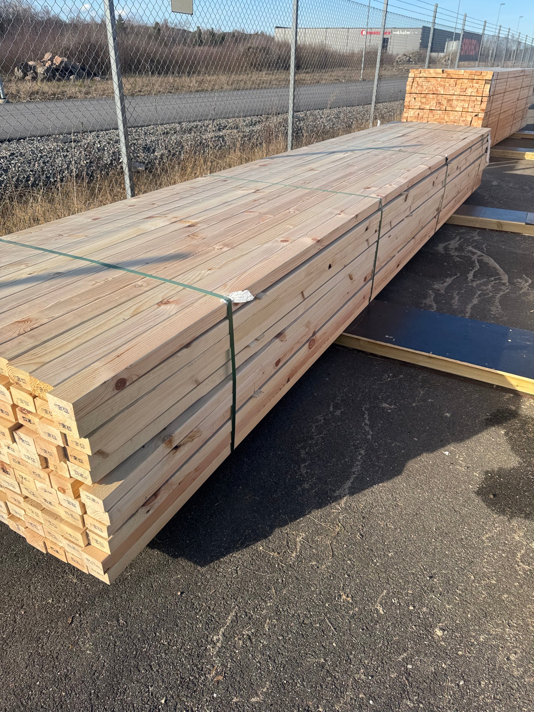 Paket Reglar 48x73 mm – 154 st (5,40 m, furu)