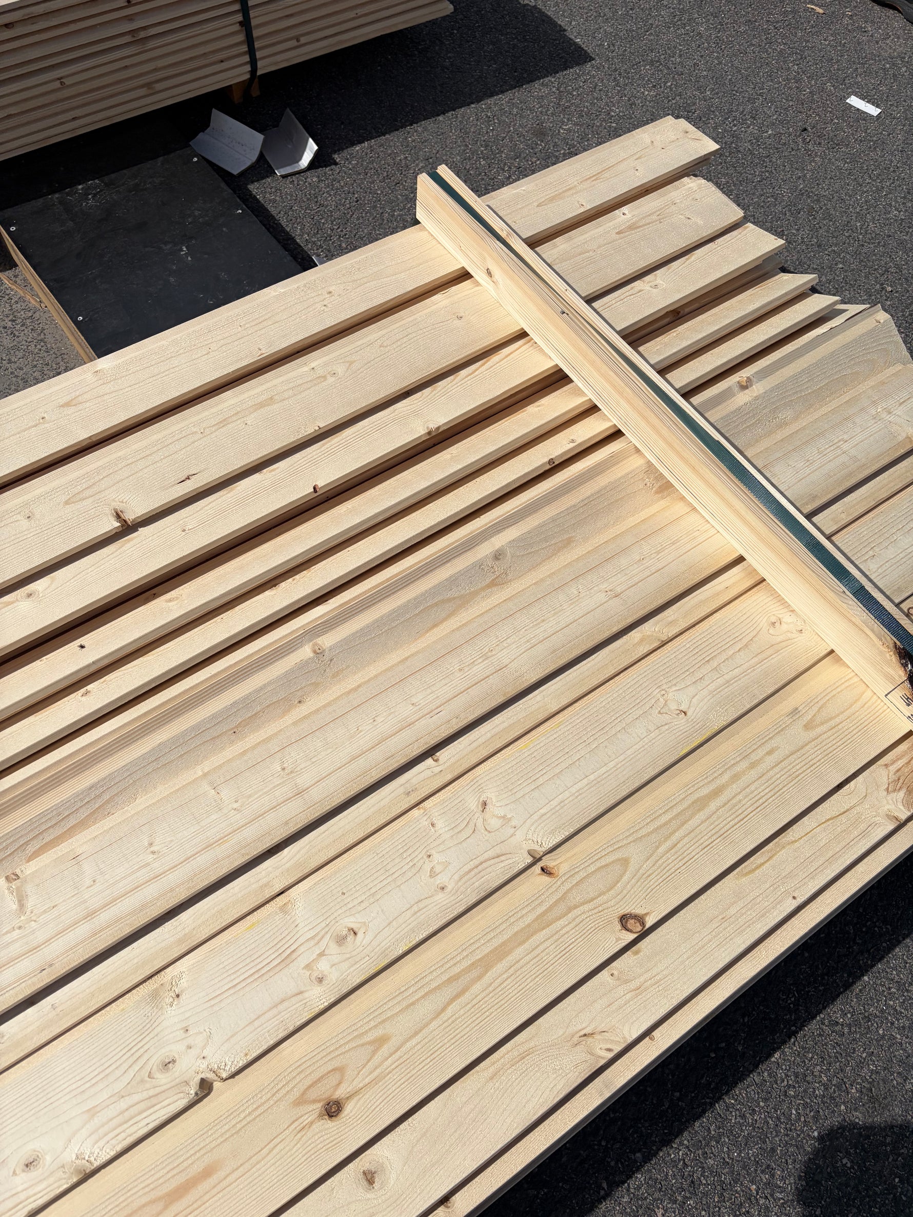 Paket Enkelfas Fals Ändspont 22x120mm, 100st 4,80m (Andra sortering)
