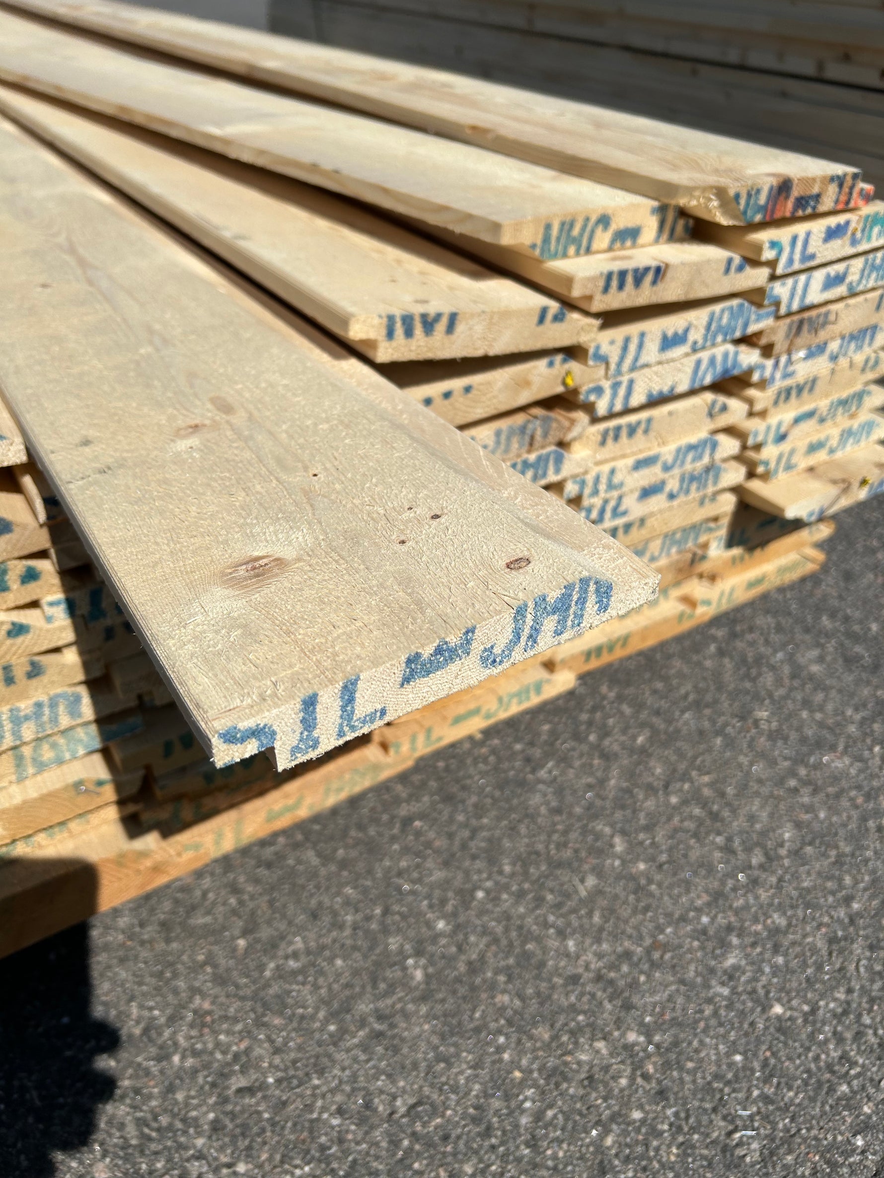 Paket Enkelfas Halvspont 22x145mm 3.30m 80st Obehandlad