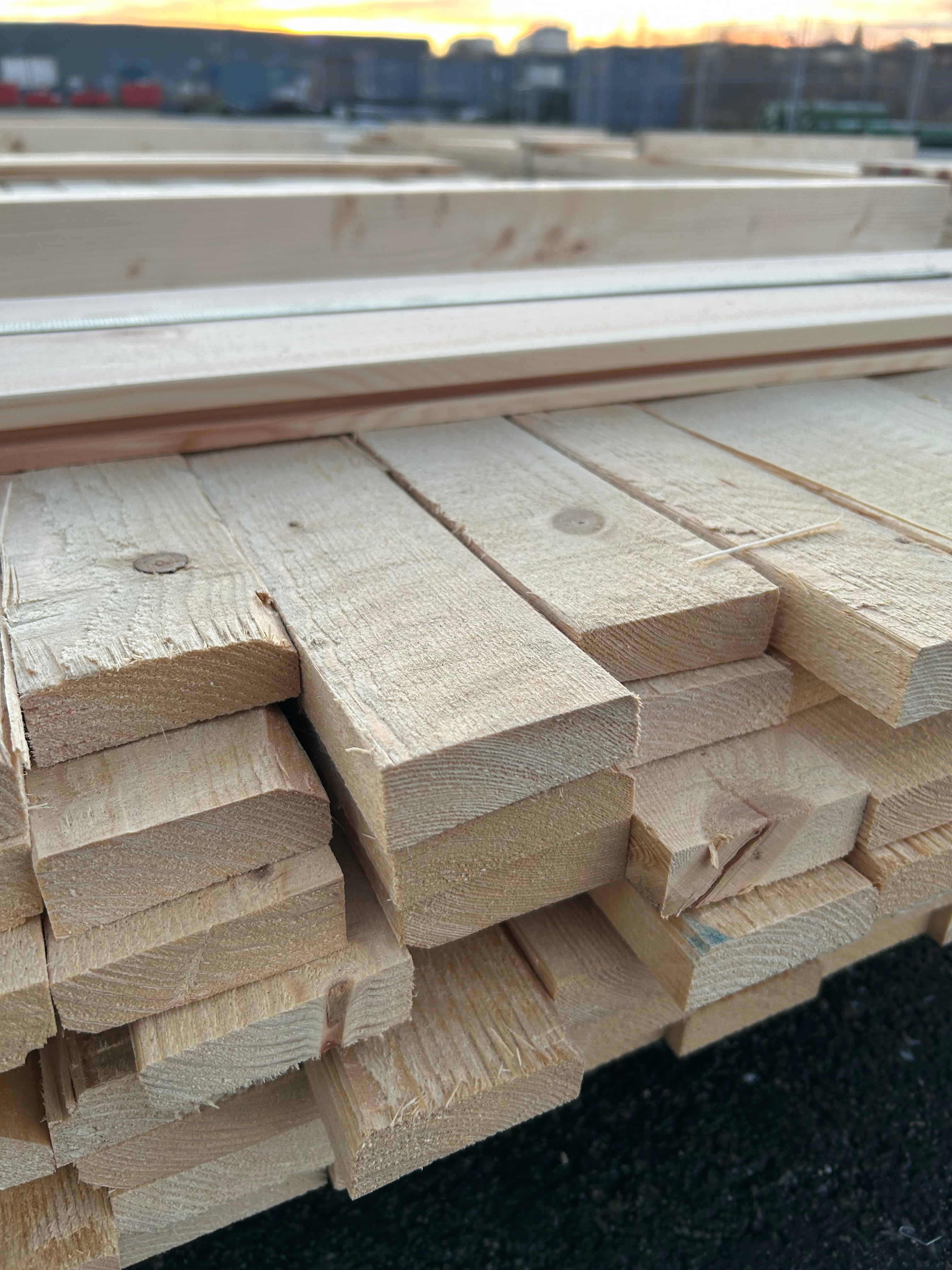 Paket Brädor 19x63mm – 119 st (4,80 m, gran, ohyvlad/råsågad)