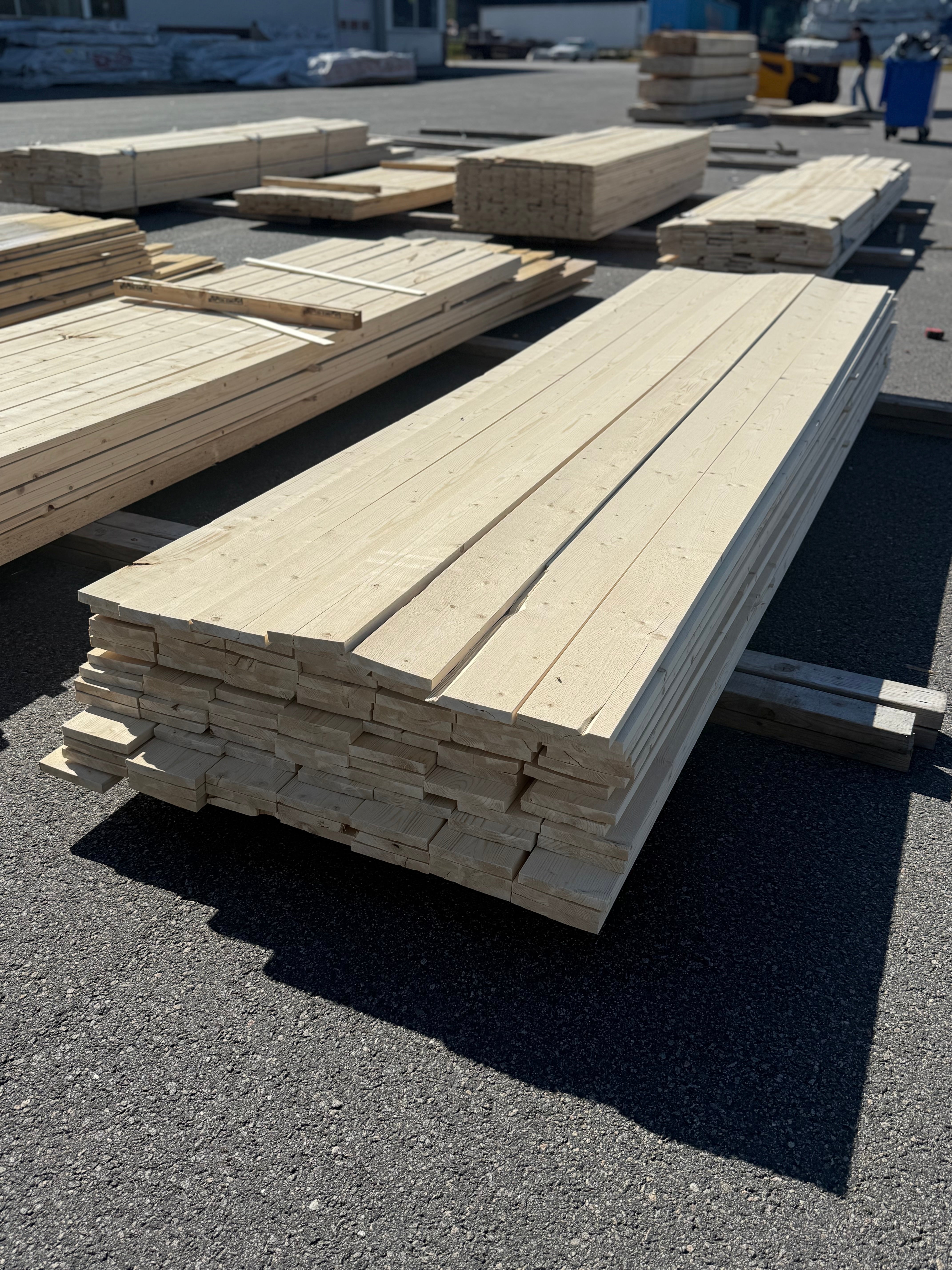 Paket Finsågad Panel 22x145mm 98st 3.60m – Andra sortering