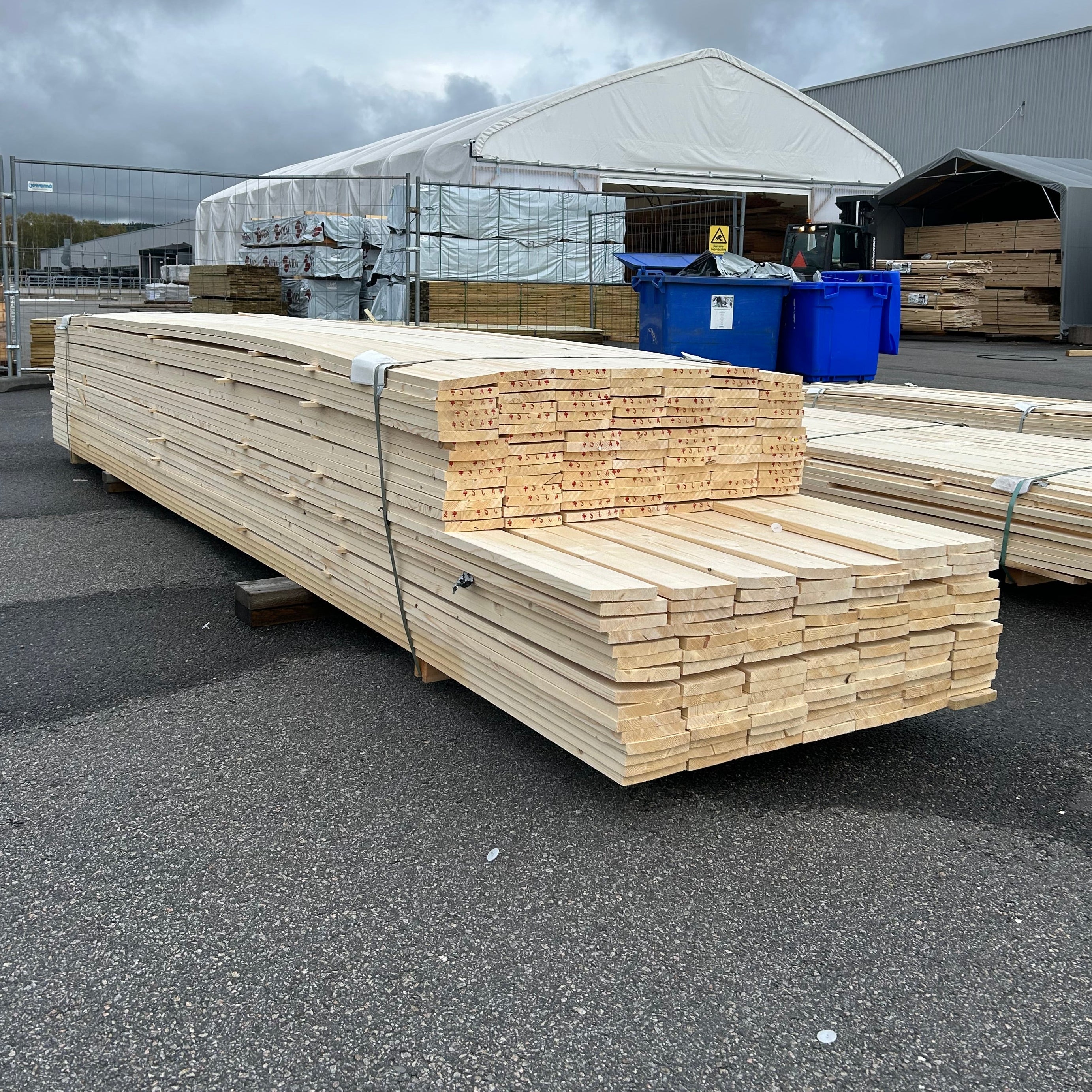 Paket Ytterpanelbräda 22x145mm 209st 4.80–5.40m (B-Sortering)