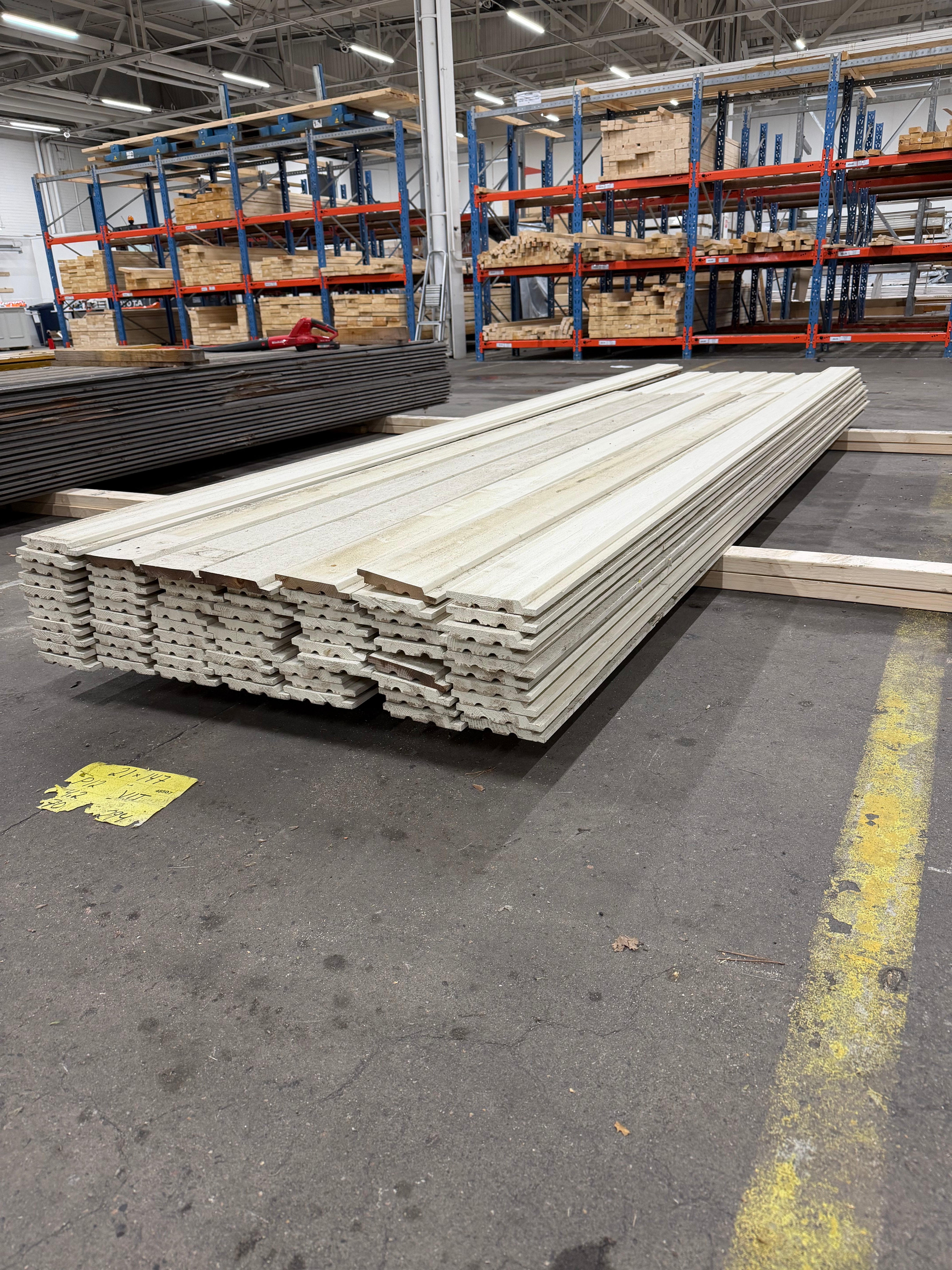 Paket Ytterpanel Falsad Enkelfas 21x147 mm – 70 st Vit