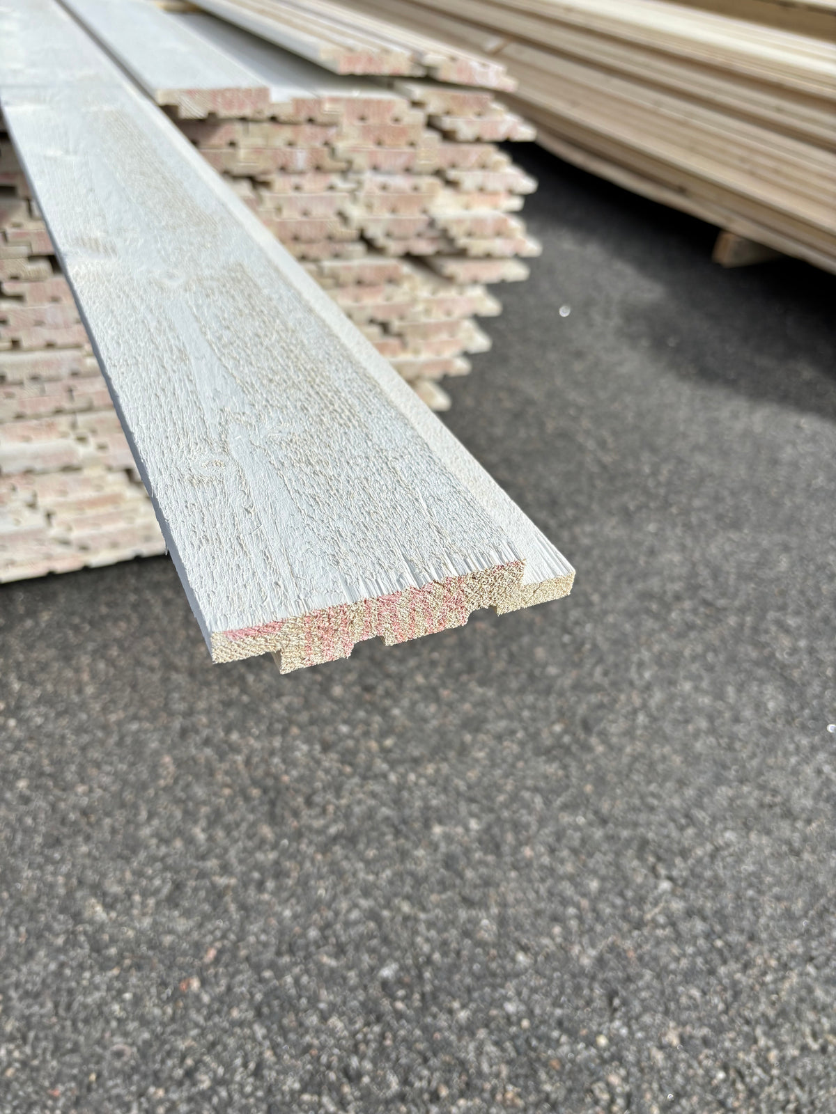 Paket Uppsalapanel 21x115mm 4.80m 198st Grundmålad
