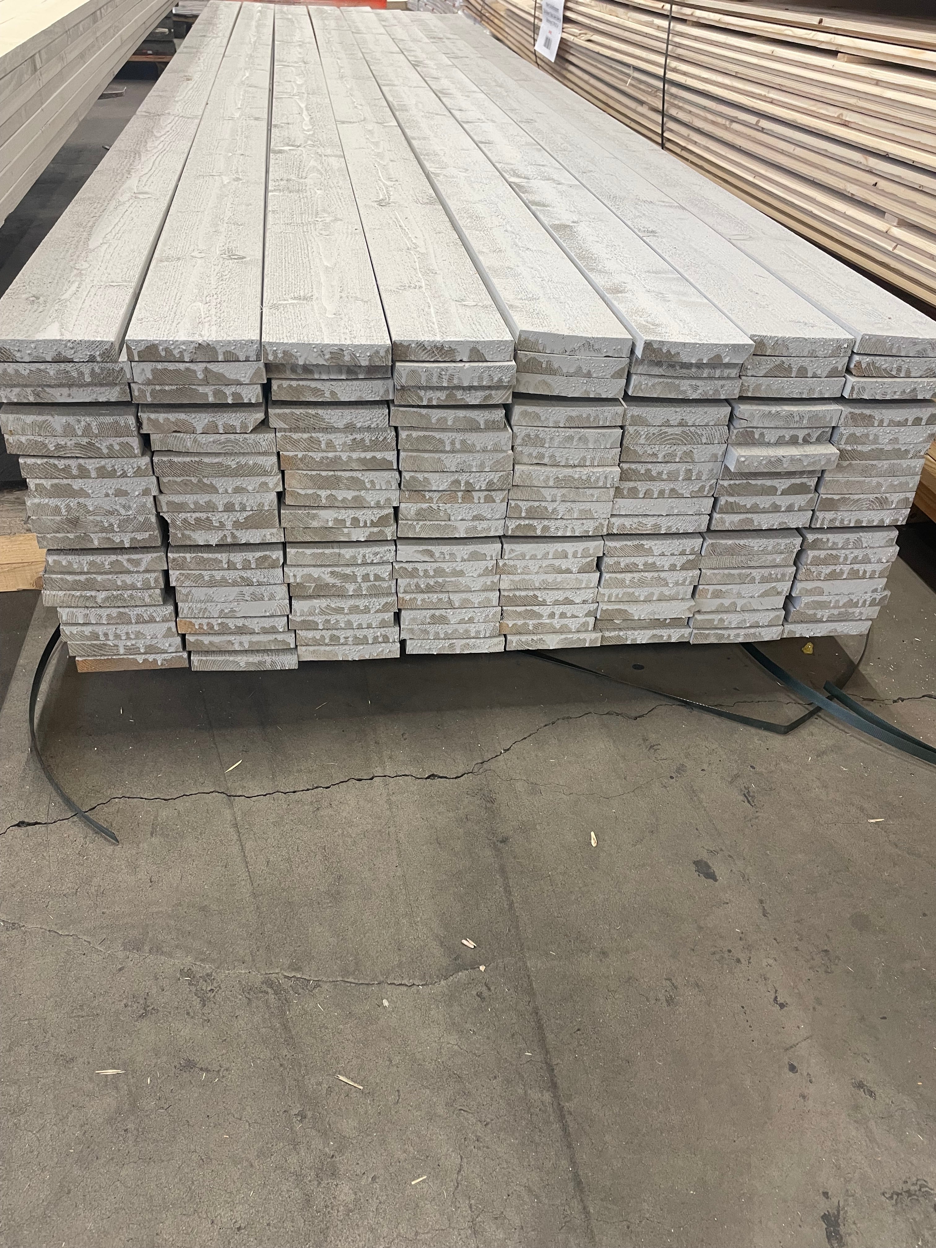 Paket Finsågad Bräda 21x120 mm – 138st (3,60 m, Målad NCS S 3000-N)