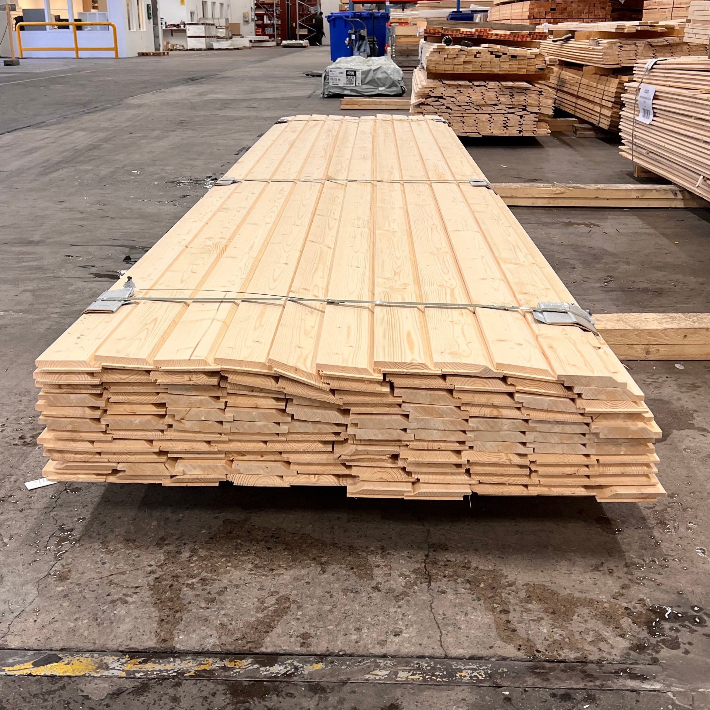 Paket enkelfas fals ändspont 22x120mm, 120st 4,80m (B-Sortering)