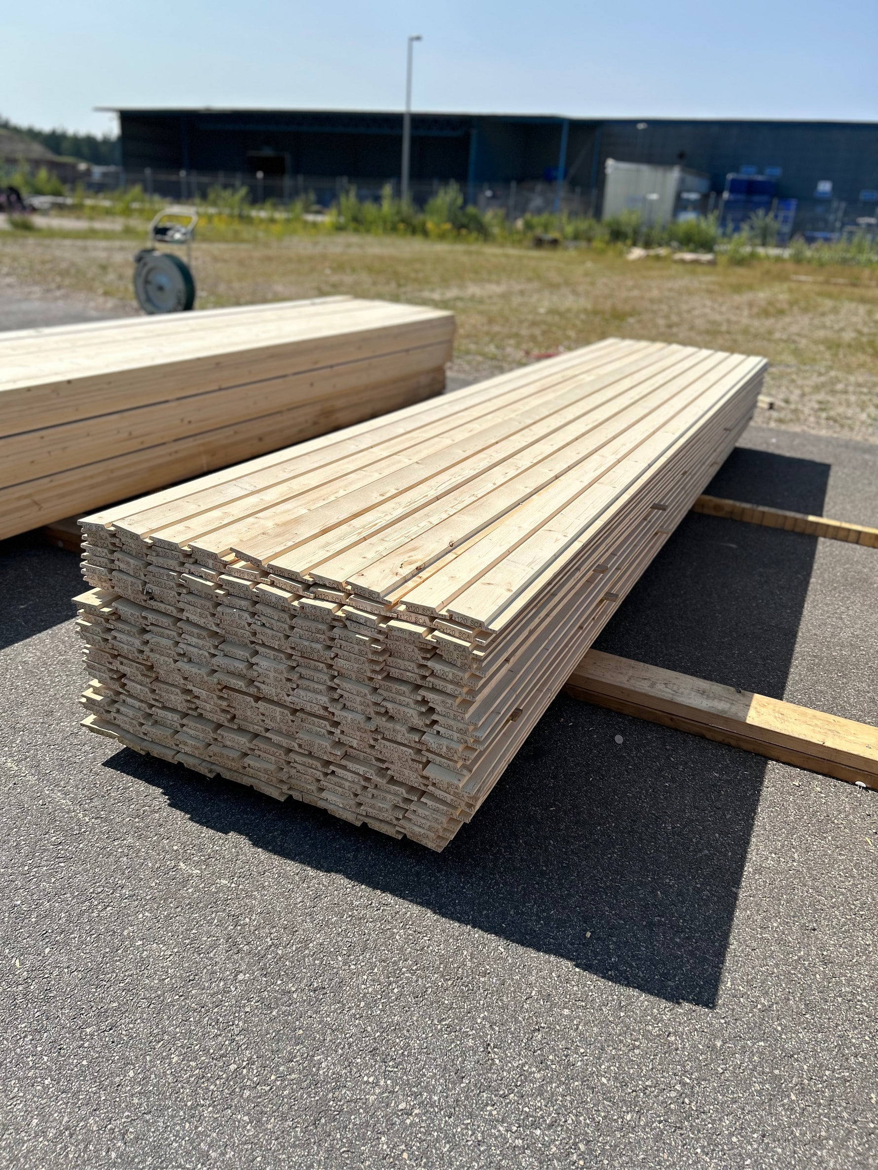 Paket Dubbelfasspont 22x120mm 4.80m 240st Obehandlade