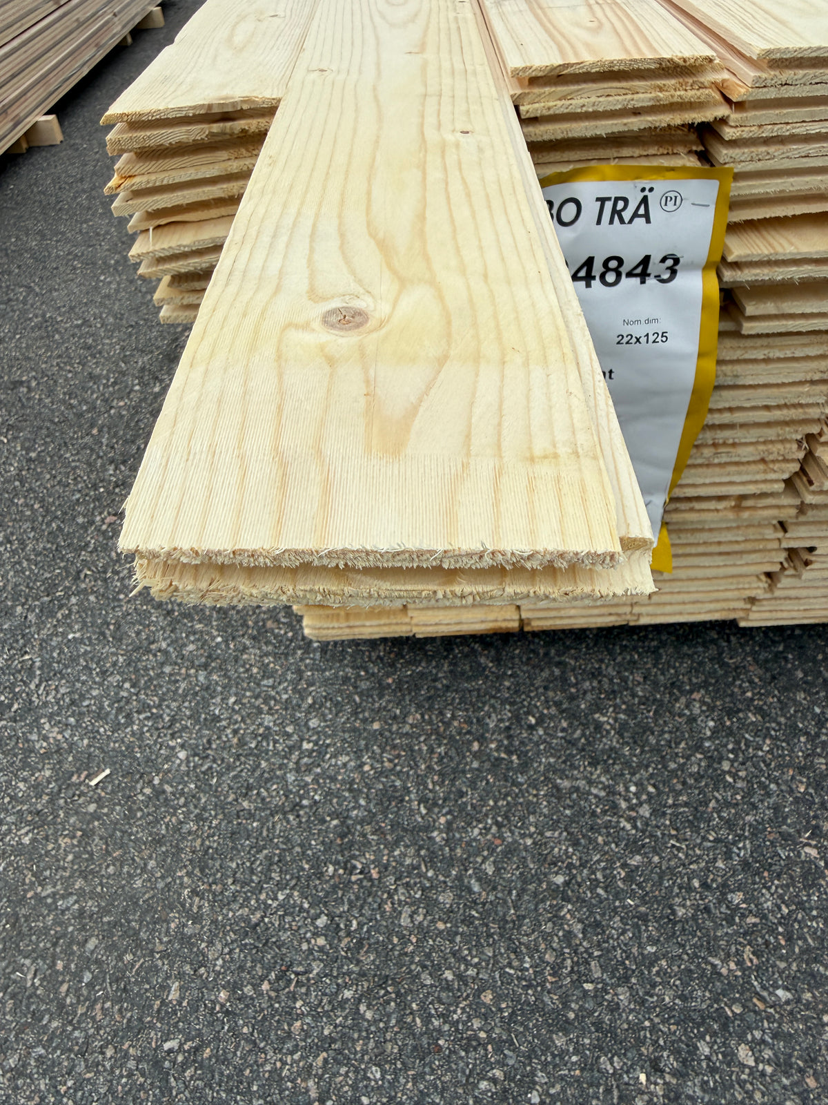 Parti Råspont 20x120mm 4.50m 243st Gran