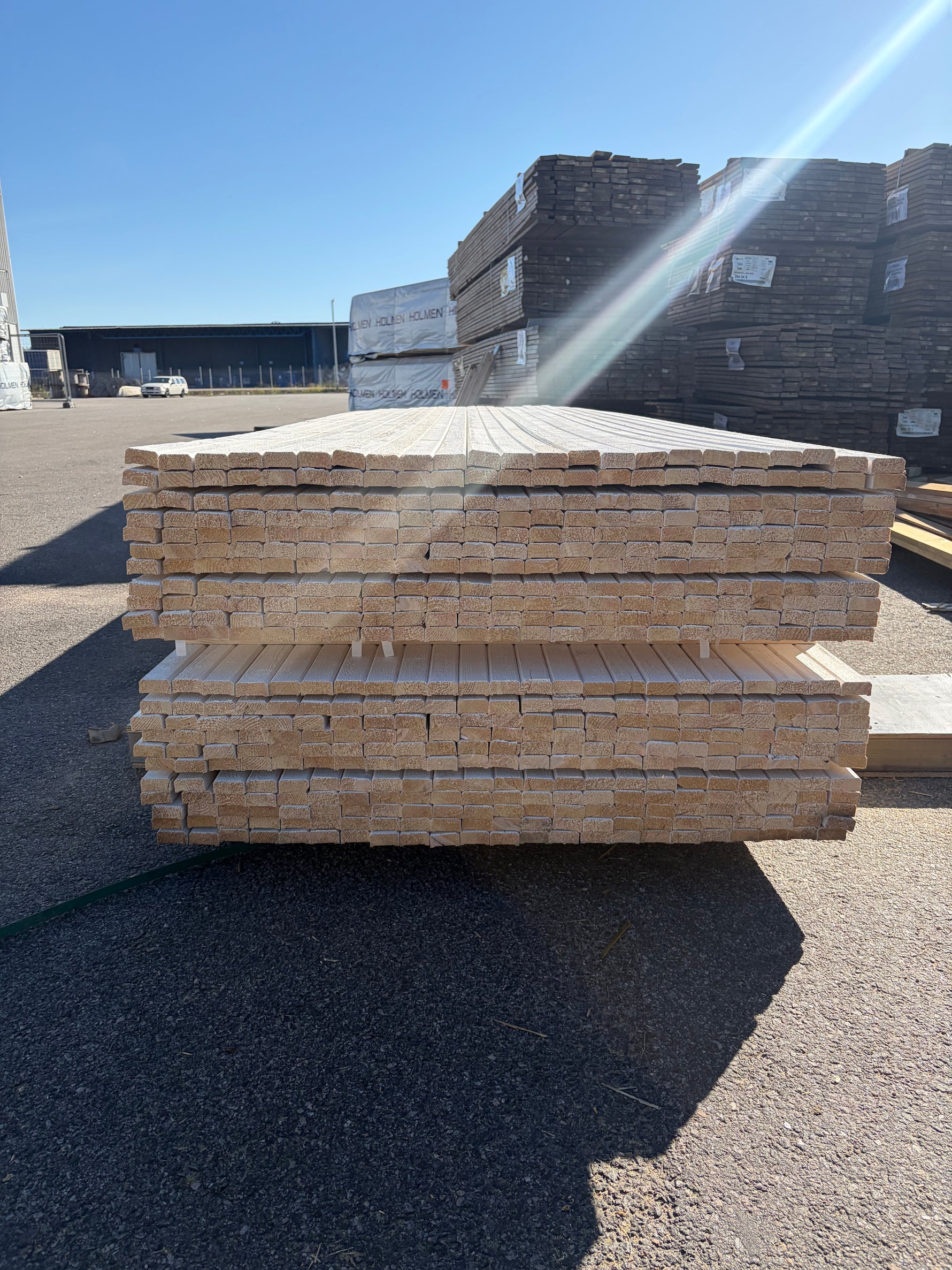 Parti Lockläkt 22×45mm 3,6 m 506 st- Grundmålad