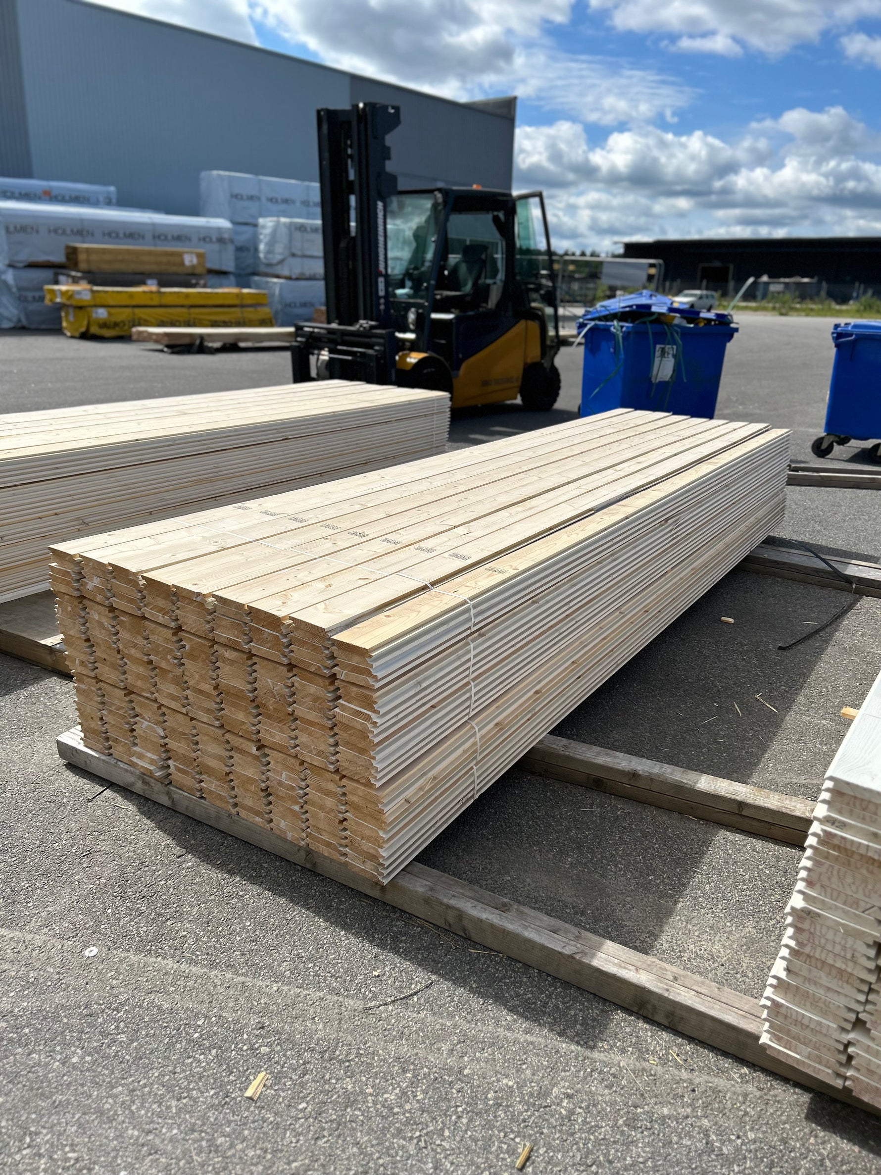 Paket Dubbelfas Halvspont 22x120mm 4,20m 224st Grundmålad