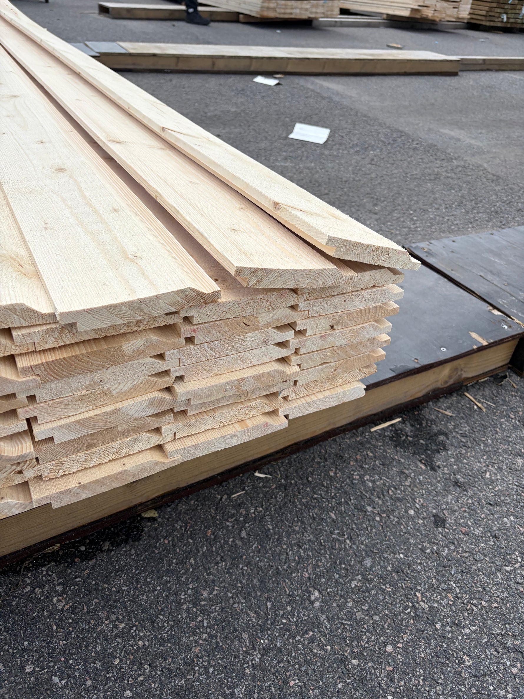 Paket Enkelfas Fals Ändspont 22x145mm, 65st 3,60m (Andra sortering)