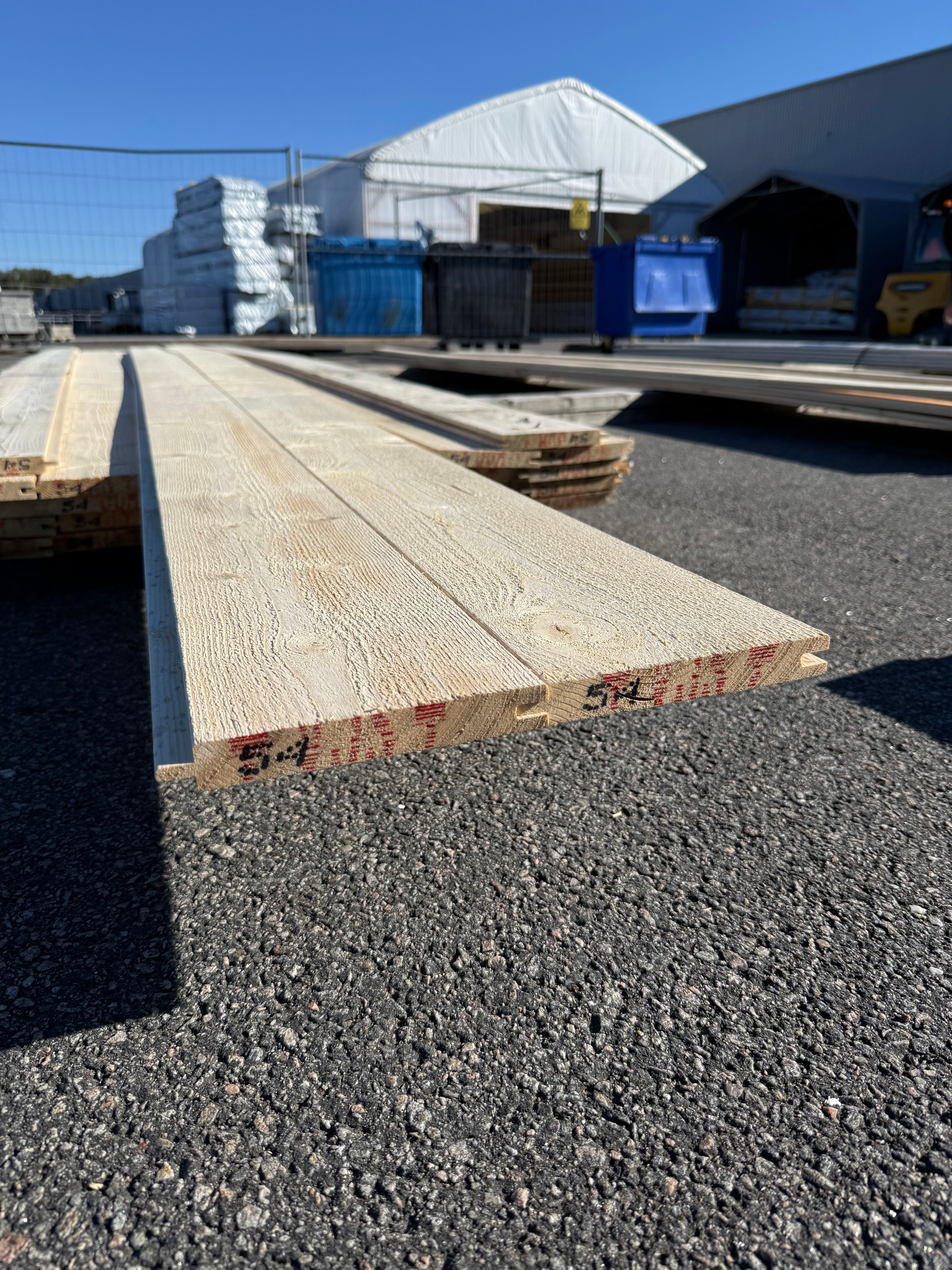 Paket Ytterpanel 22x170mm – 28 st (5,40 m, gran, obehandlad)